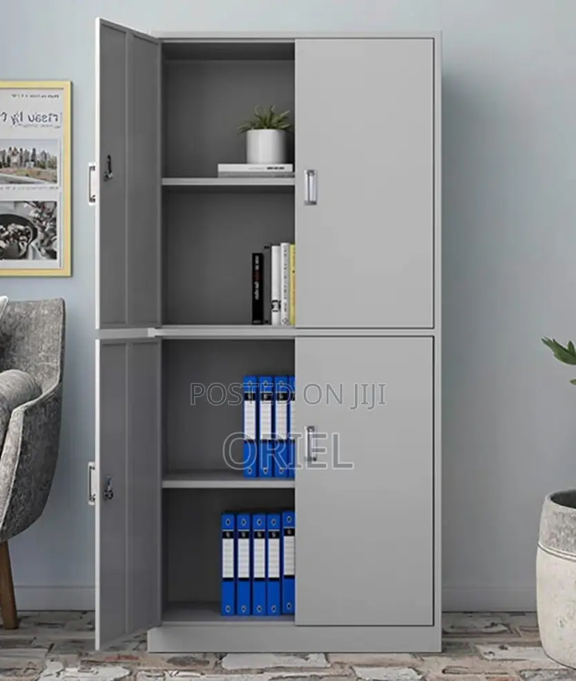 Office Cabinet : 4-Door Document Storage Office Cabinet