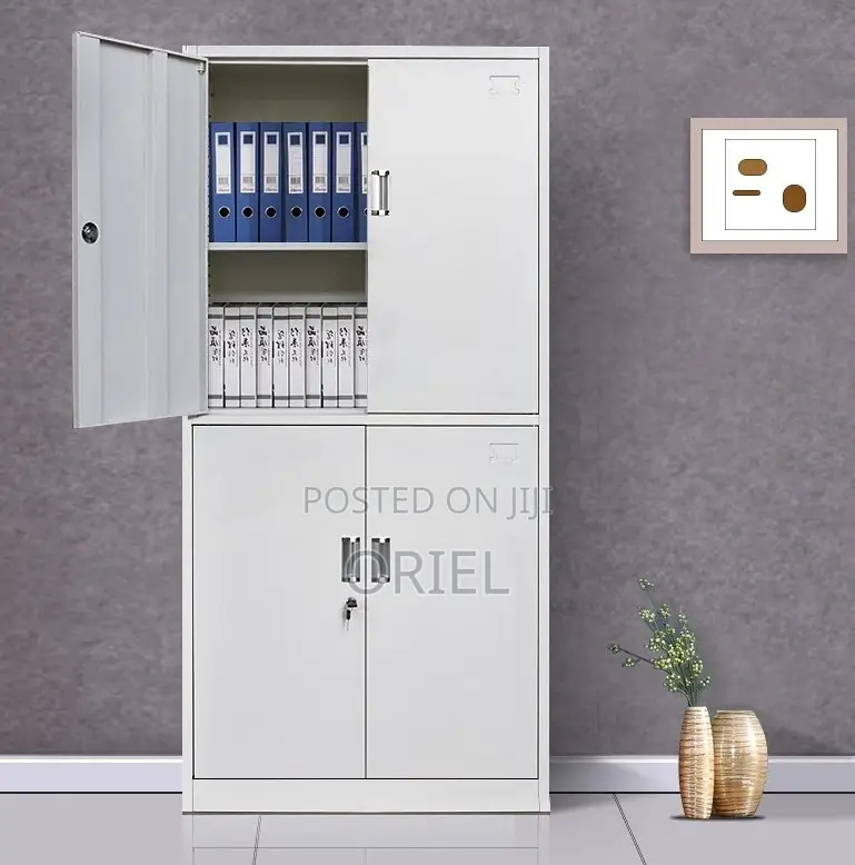 Office Cabinet : 4-Door Document Storage Office Cabinet