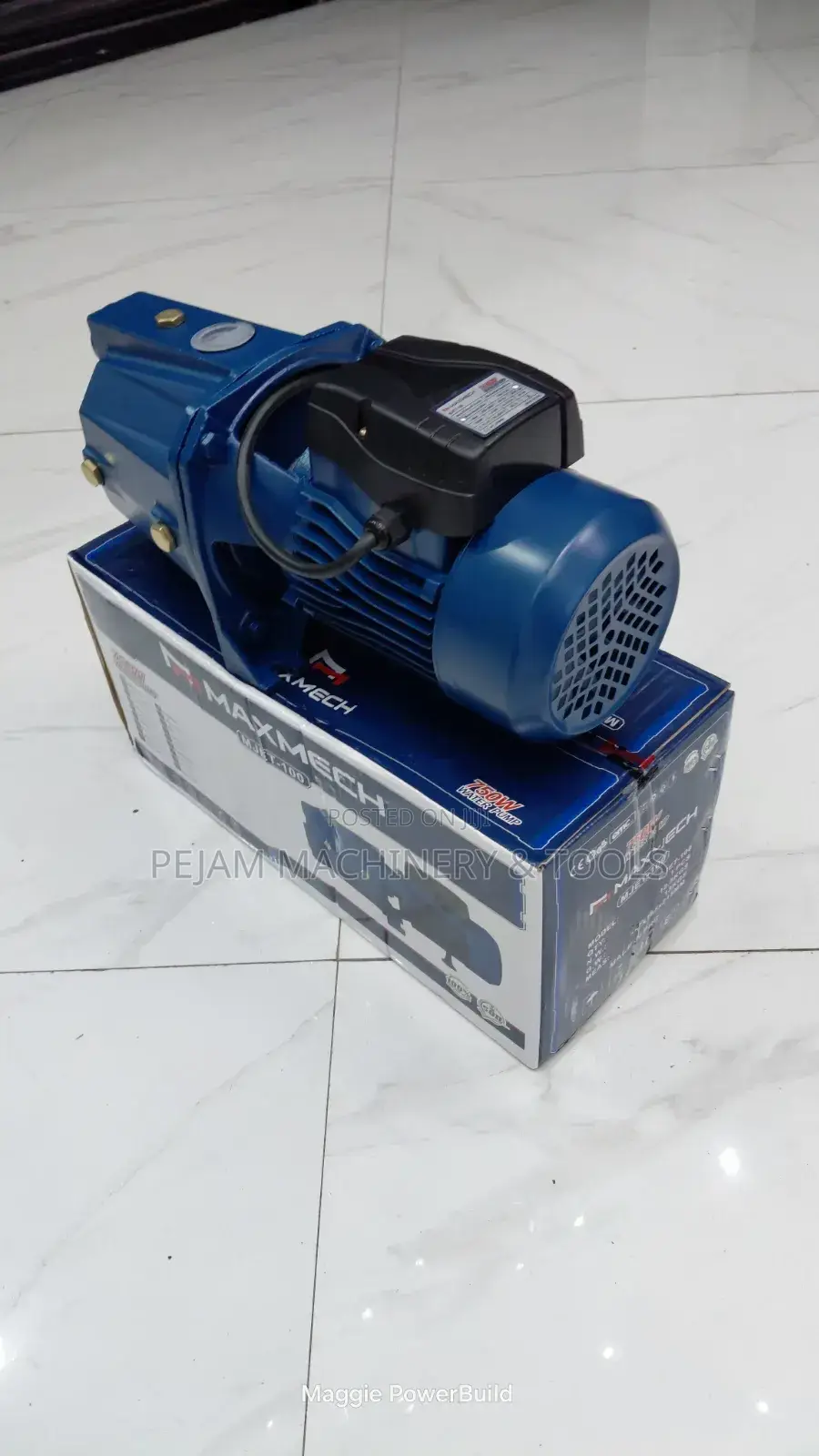 Mjet-100 Maxmech 1hp Self Primming Booster Pump Copper Winding