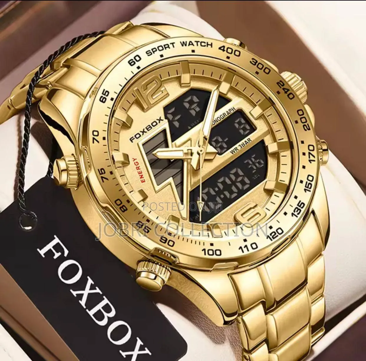 Foxbox Dual Display Gent Watch