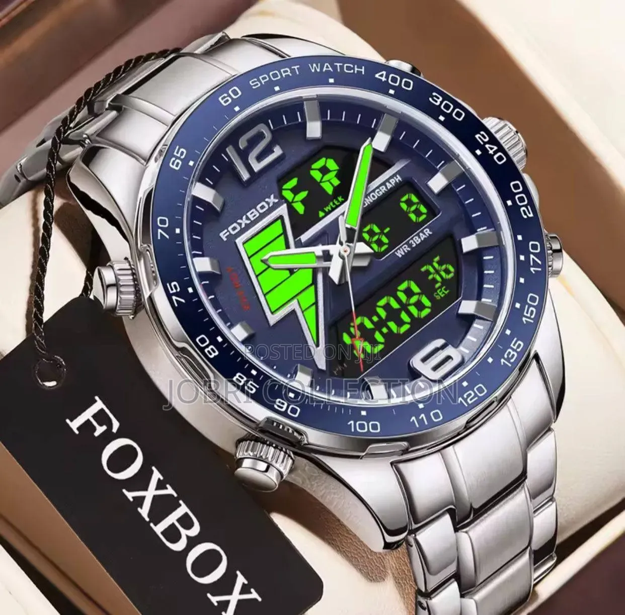 Foxbox Dual Display Gent Watch