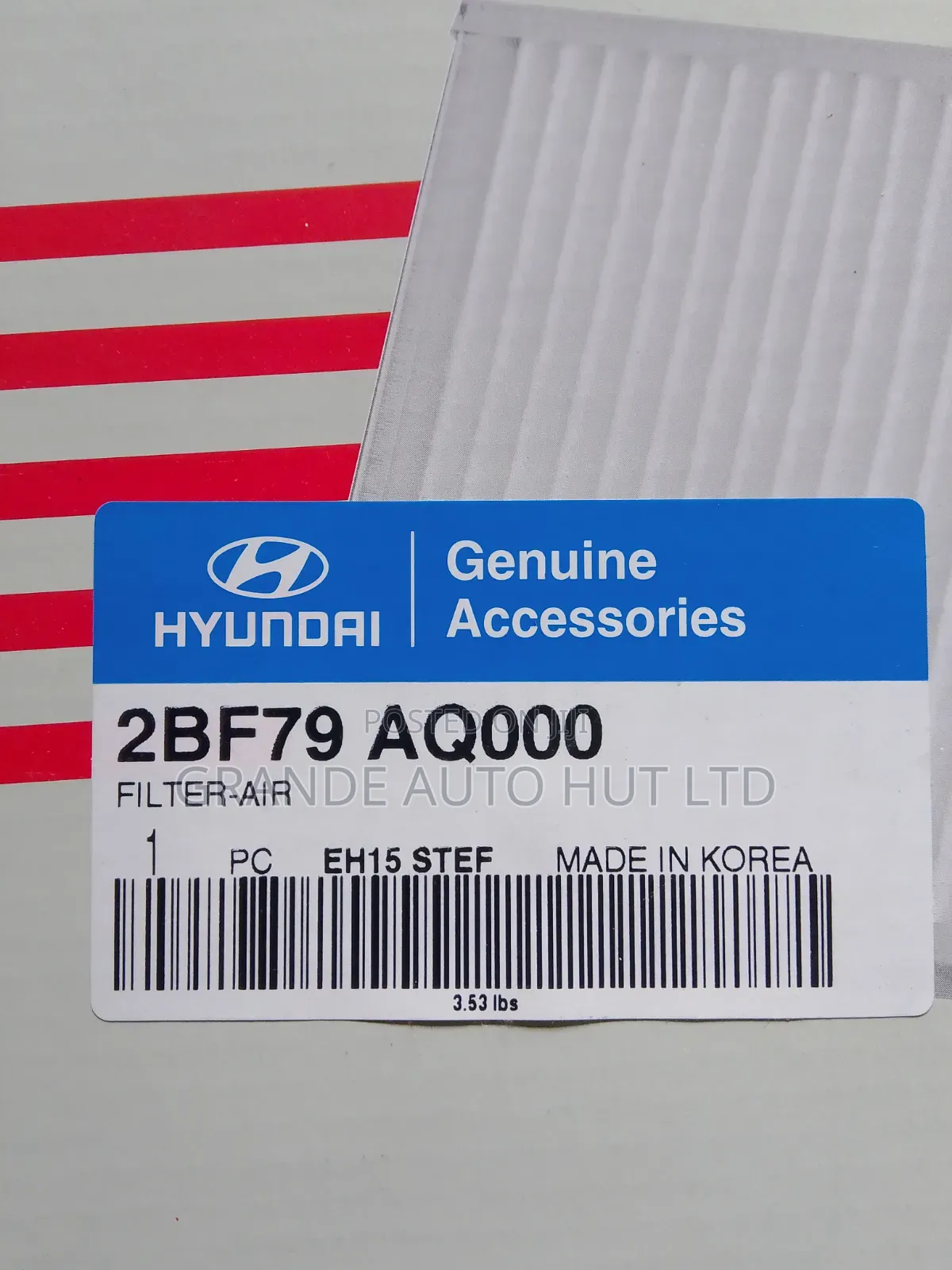 Ac Filter Hyundai Santa Fe 2008 (Genuine)