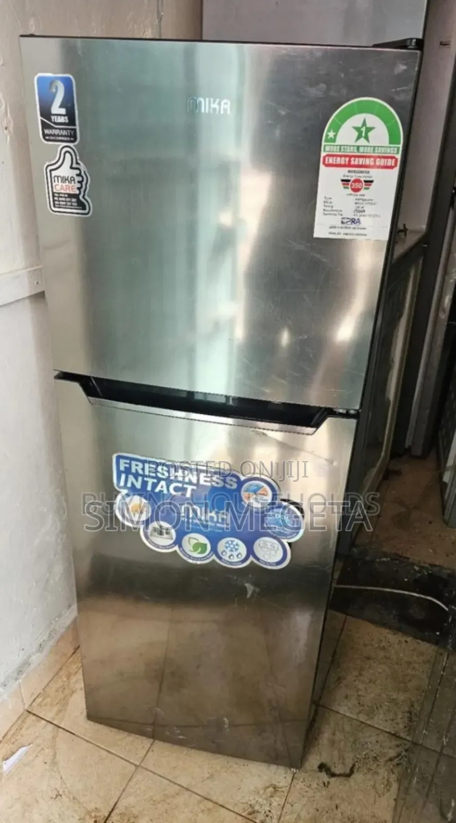 Silver Mika 138l Fridge