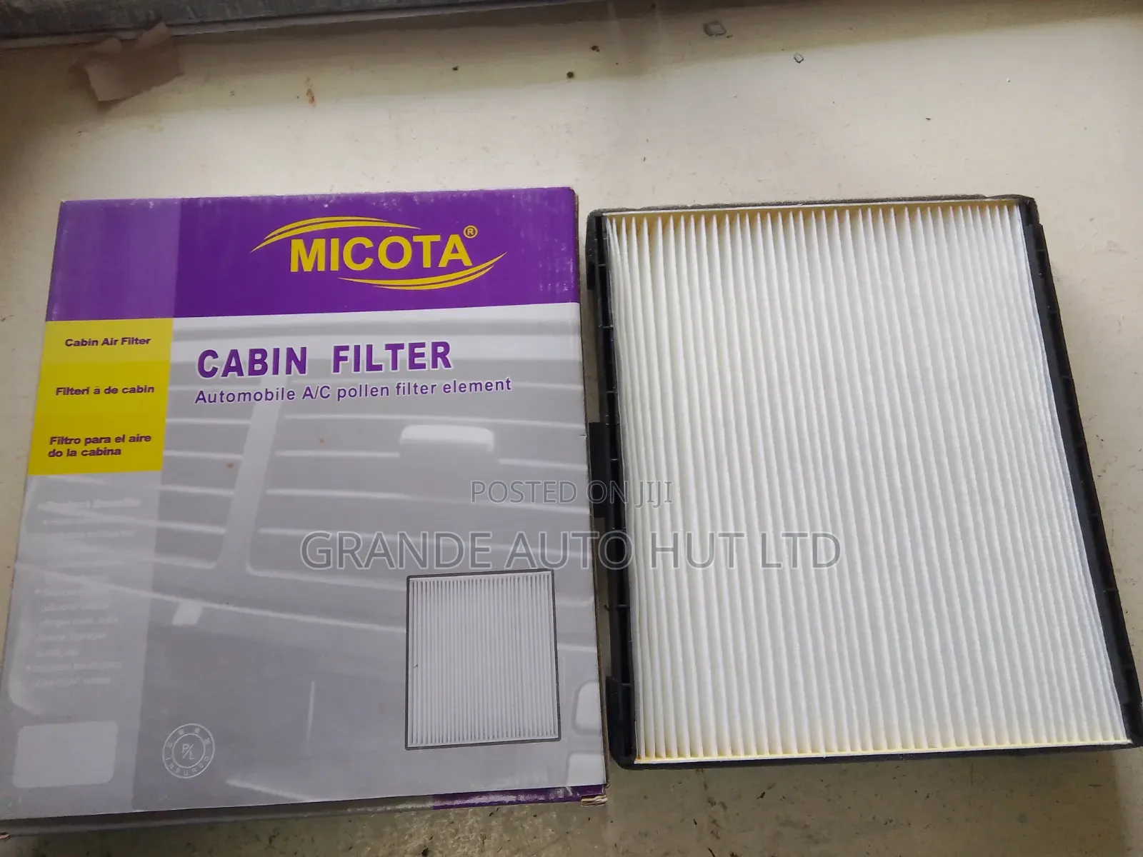 Ac Filter Hyundai Elantra 2005 (Micota Brand)