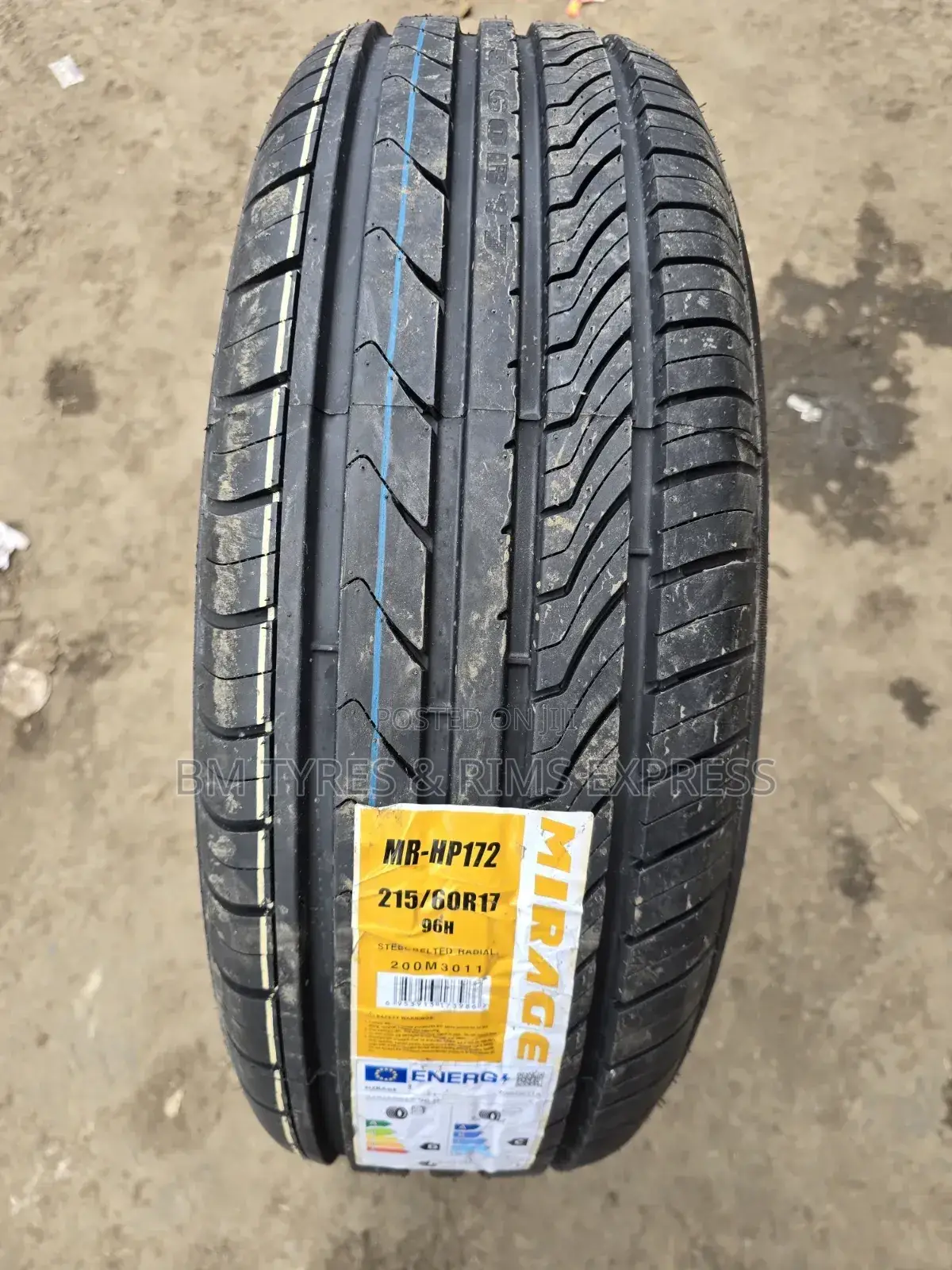 215 /60 R17 Mirage Tyres (Highway Terrein)