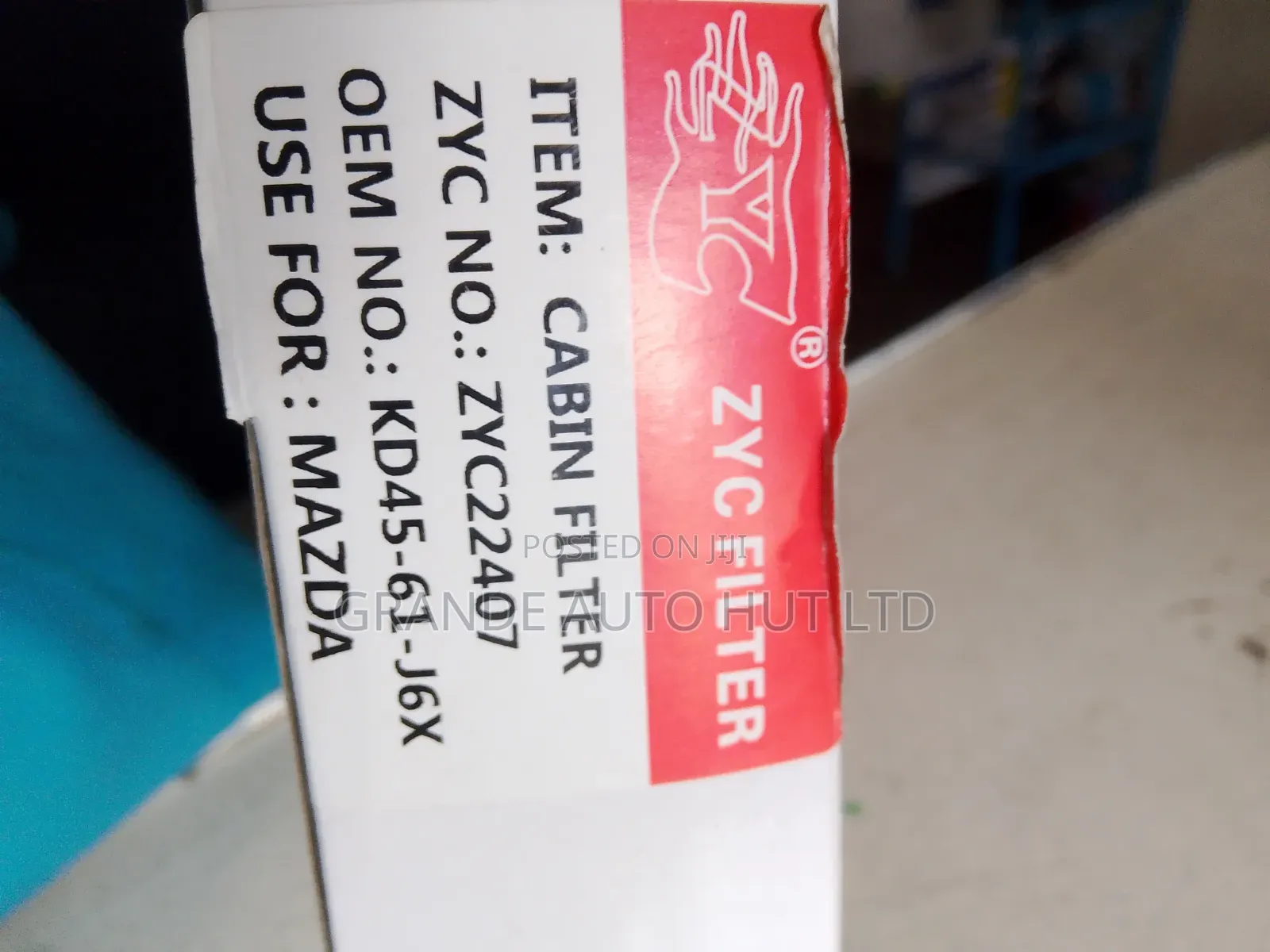 Cabin Ac Filter Mazda Cx-5 (Zyc Brand)