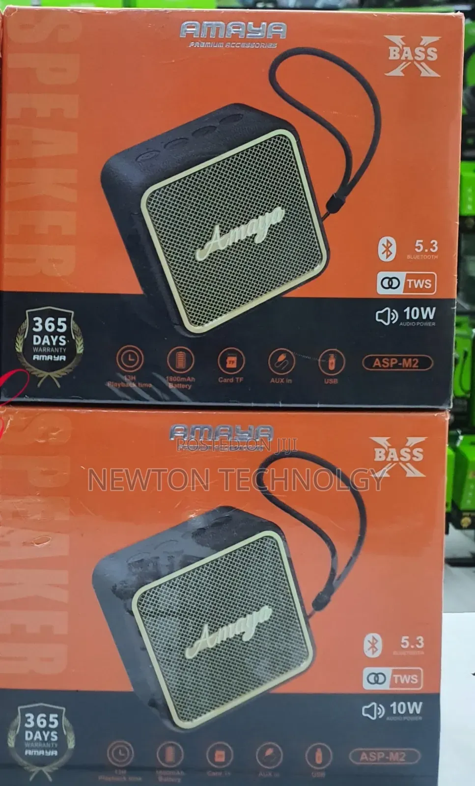 Amaya *Asp-M2 10w* 13hrs Playtime Bluetooth TWS Speaker