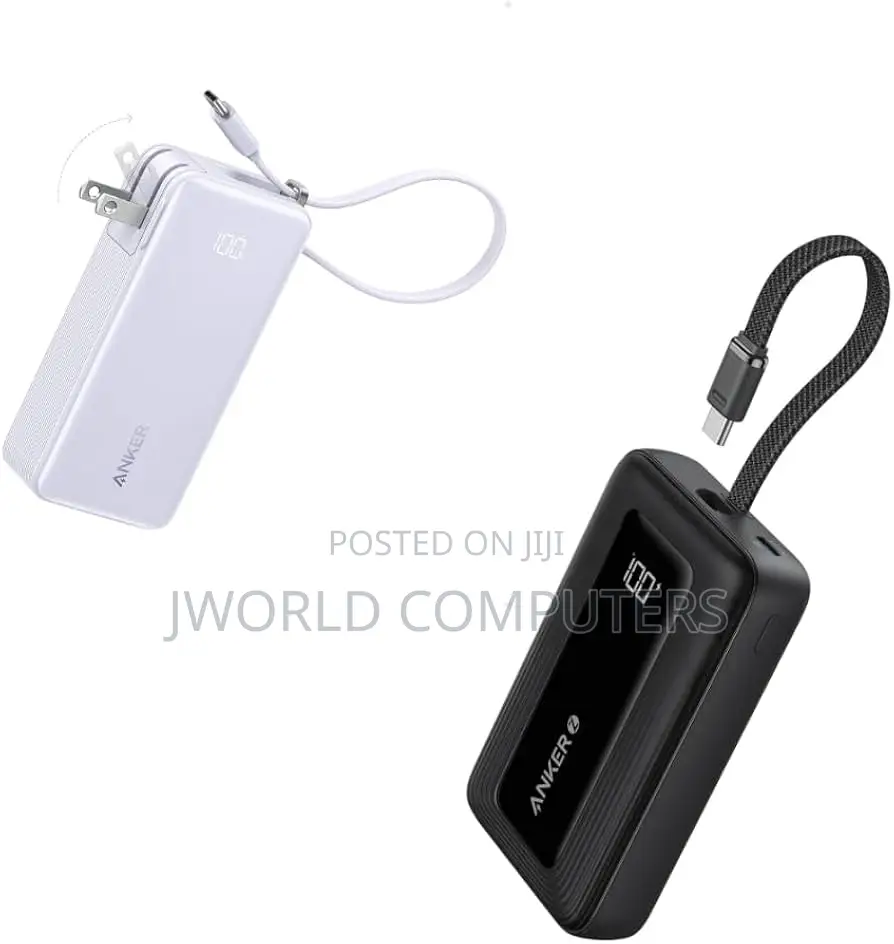 Anker Zolo Charger (30w,P.D 3.0 With Cable) White