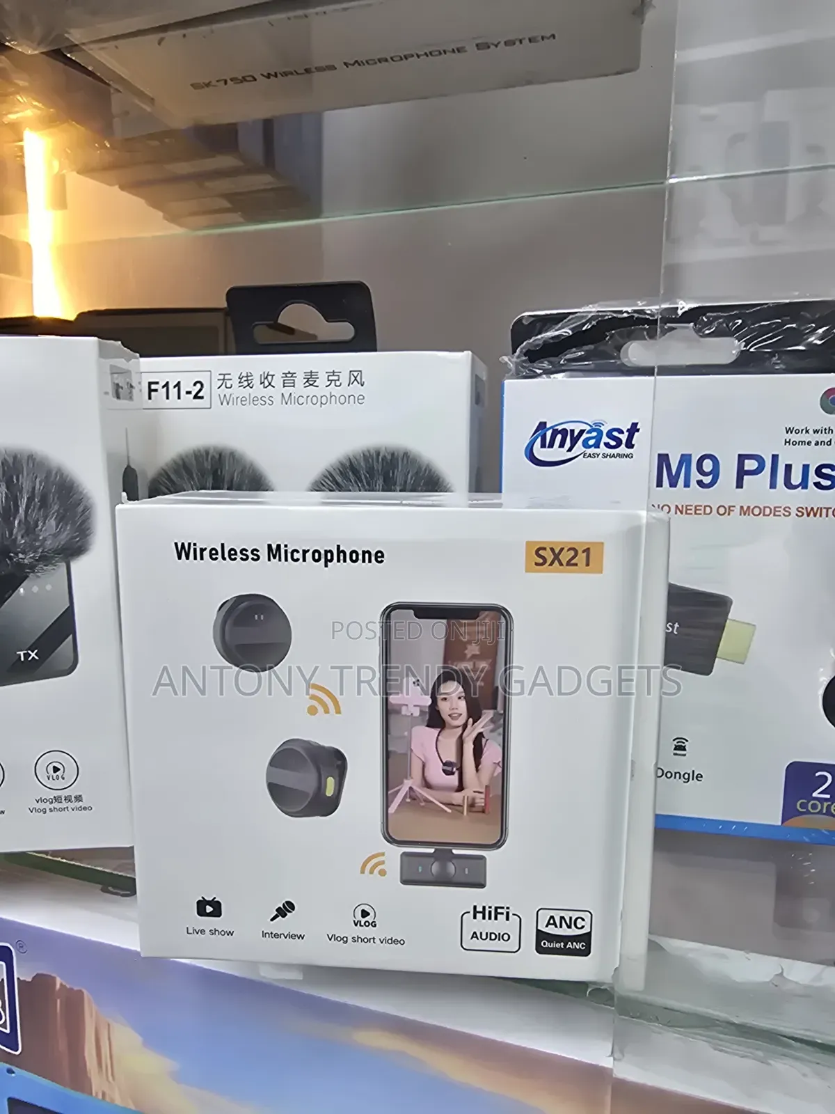 Sx21 Wireless Microphone – Hifi Audio + Anc Noise Reduction