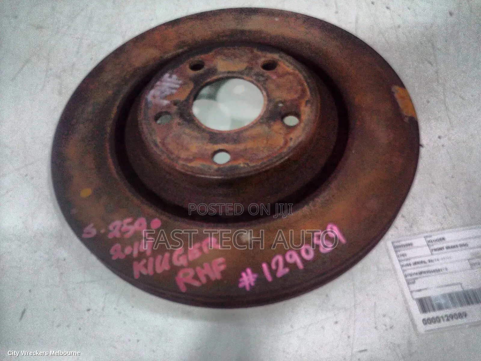 Toyota Kluger Front Brake Disc