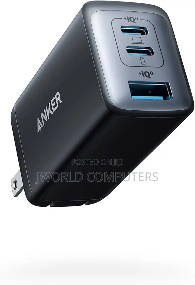 Anker Powerport Iii 3-Port 65w Pod Black