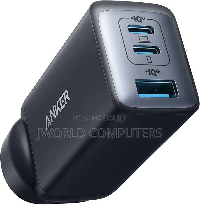 Anker Powerport Iii 3-Port 65w Pod Black