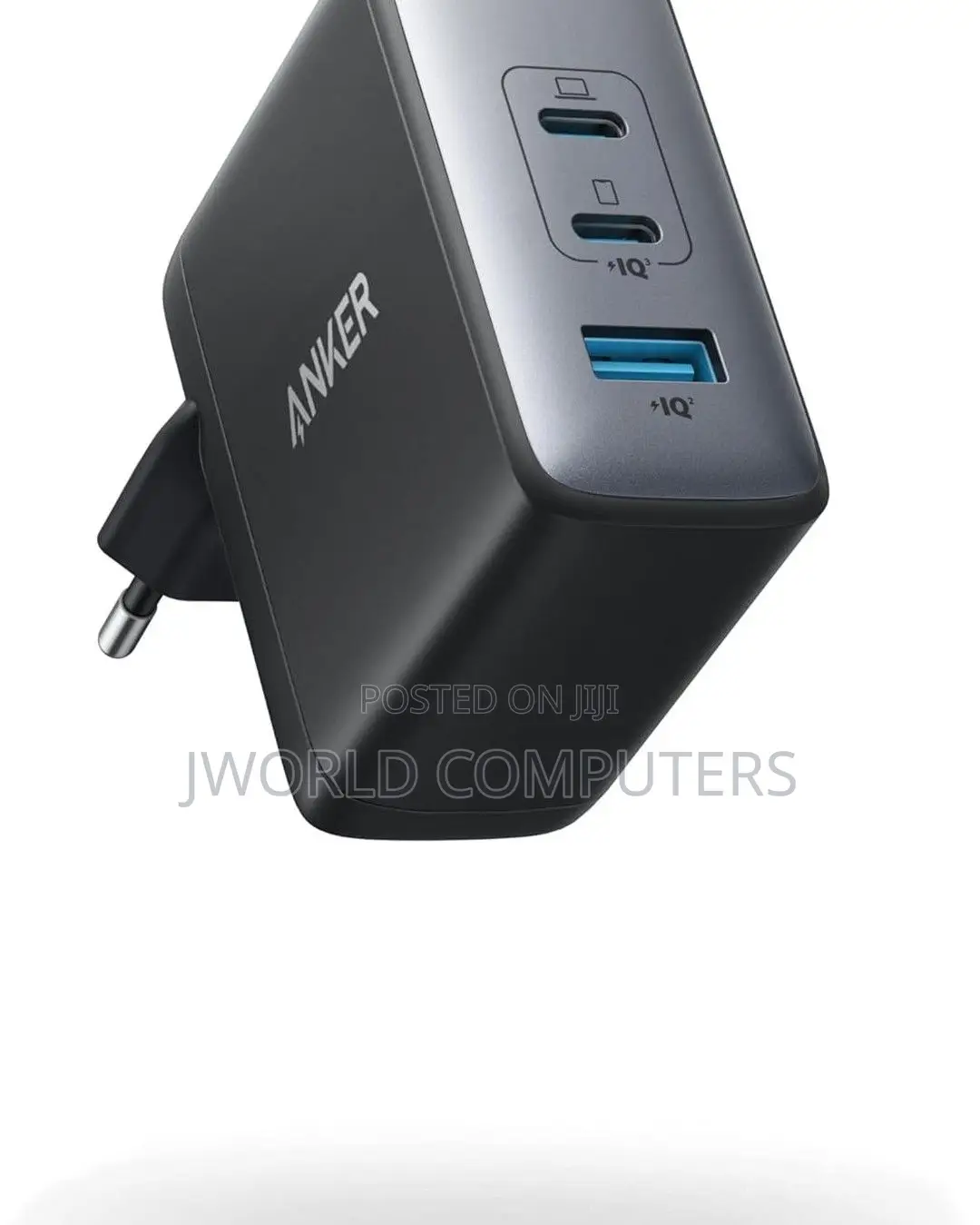Anker Powerport Iii 3-Port 65w Pod Black
