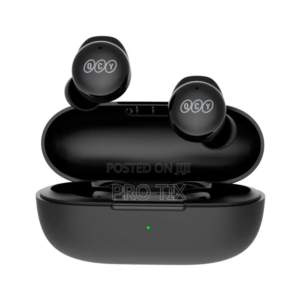 Qcy T17 True Wireless Earbuds, 26h Playtime, Bluetooth 5.3, Black,