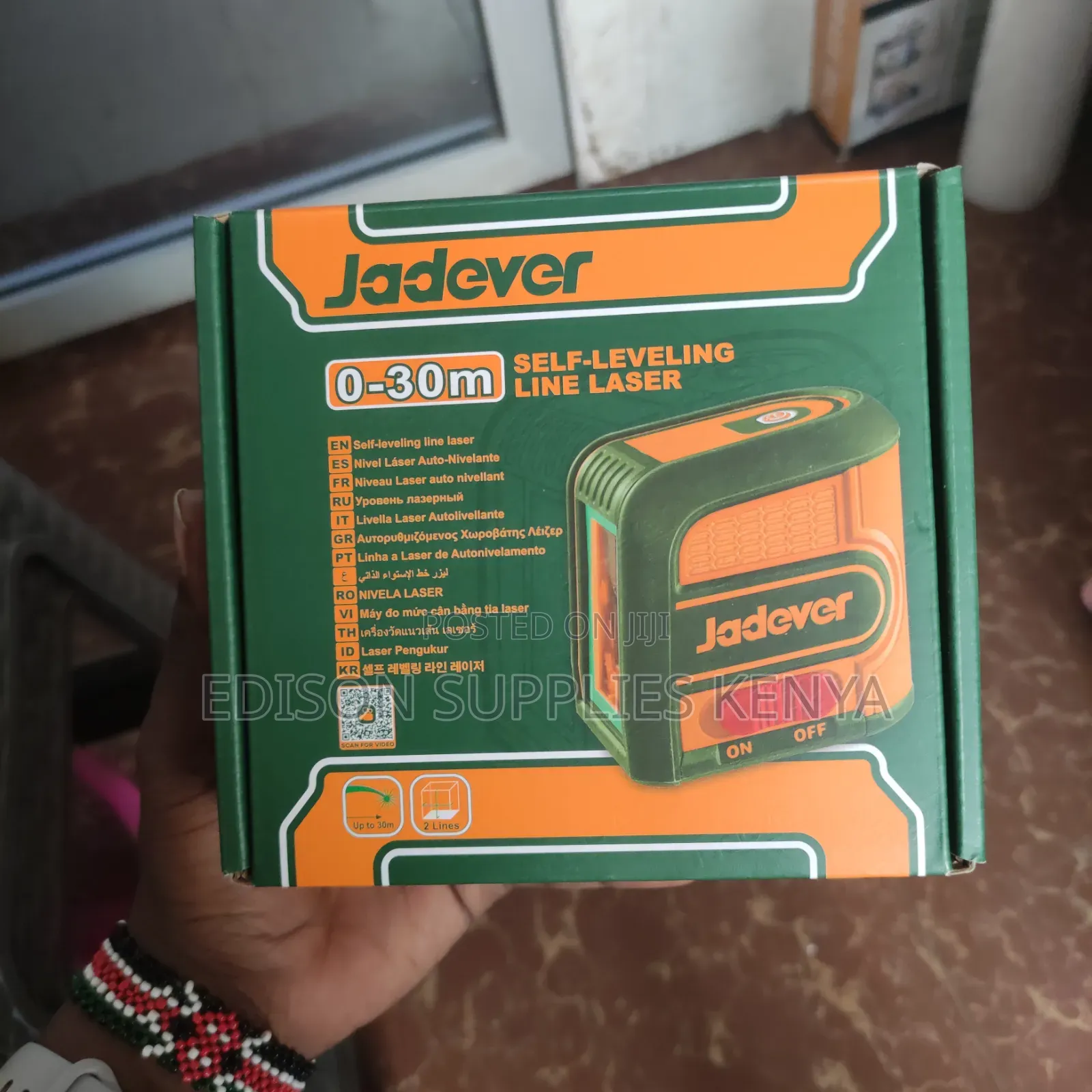 Jadever Self-Leveling Line Laser Green Cross Line Alignment Tool