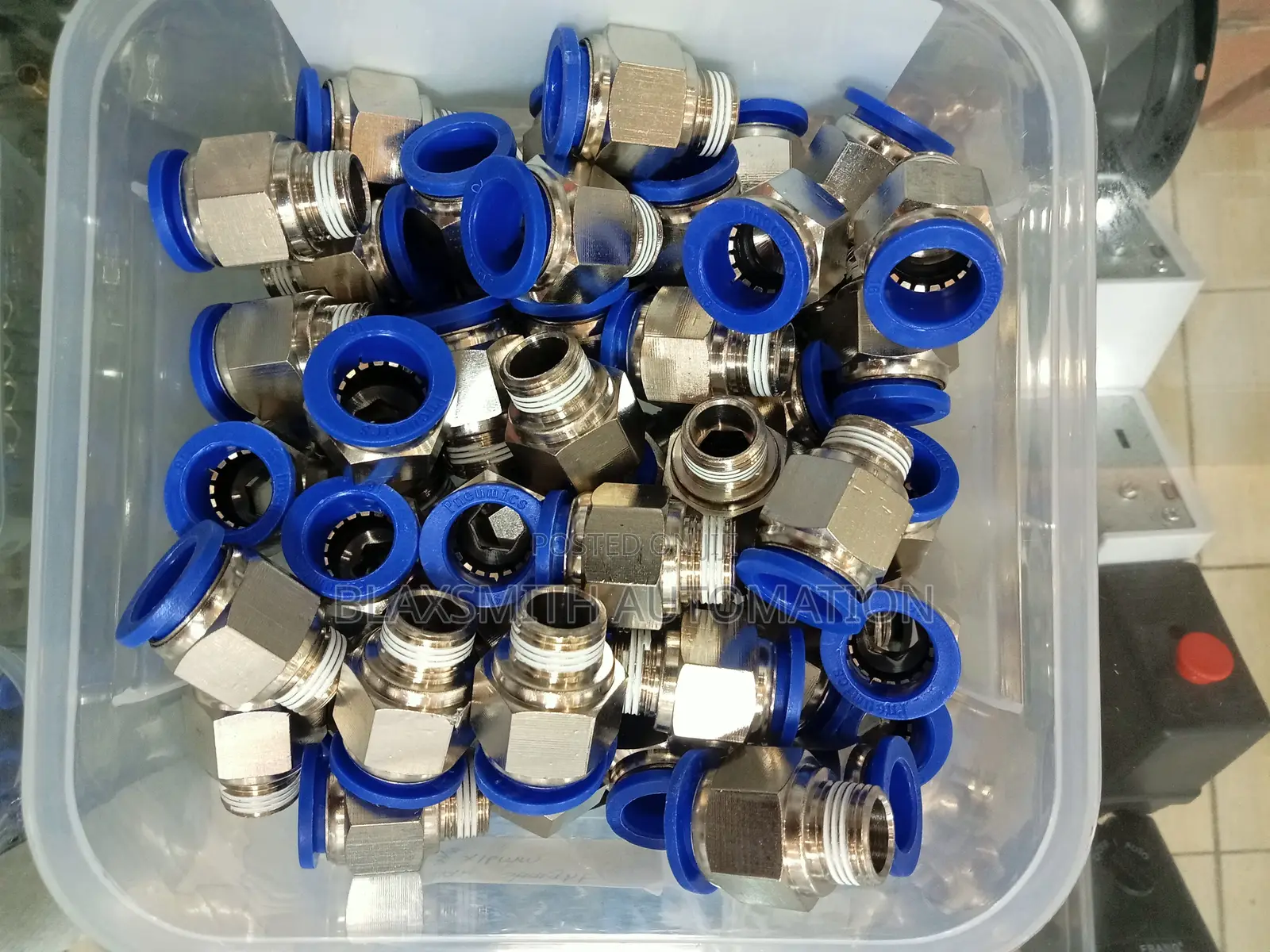 Pu Male Straight Connector