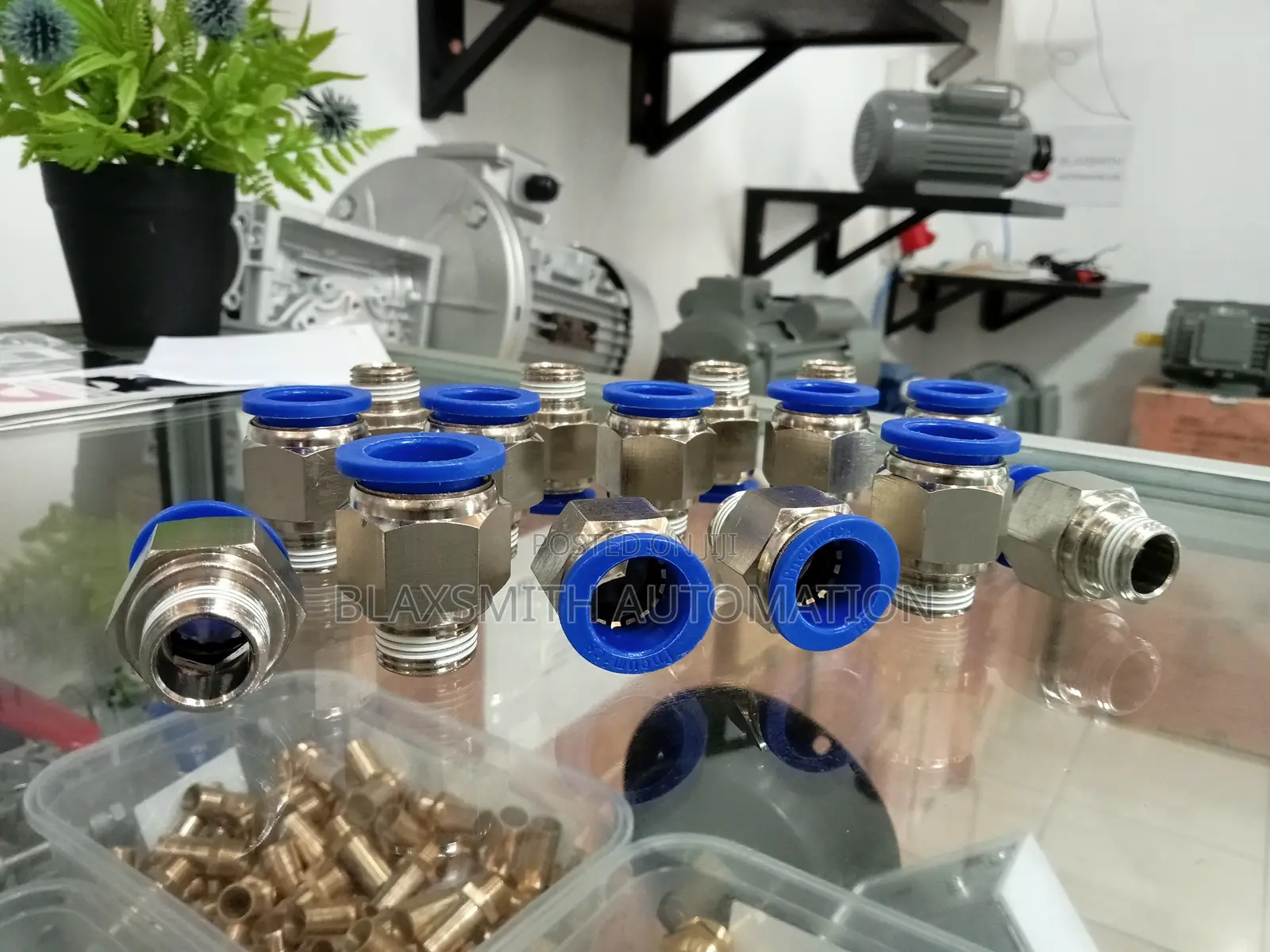Pu Male Straight Connector