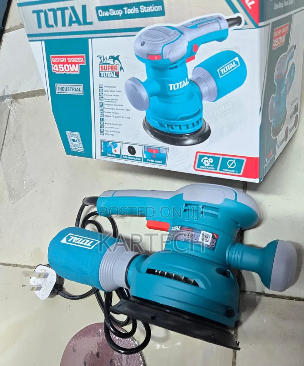 Total 450w Electric Orbital Sander