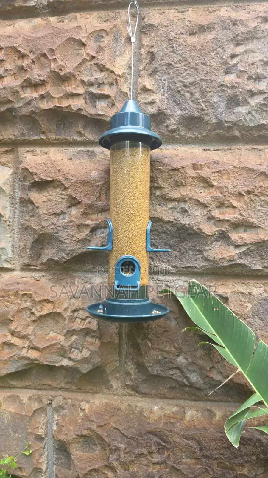 Hanging Tube Bird Feeder for Wild Birds