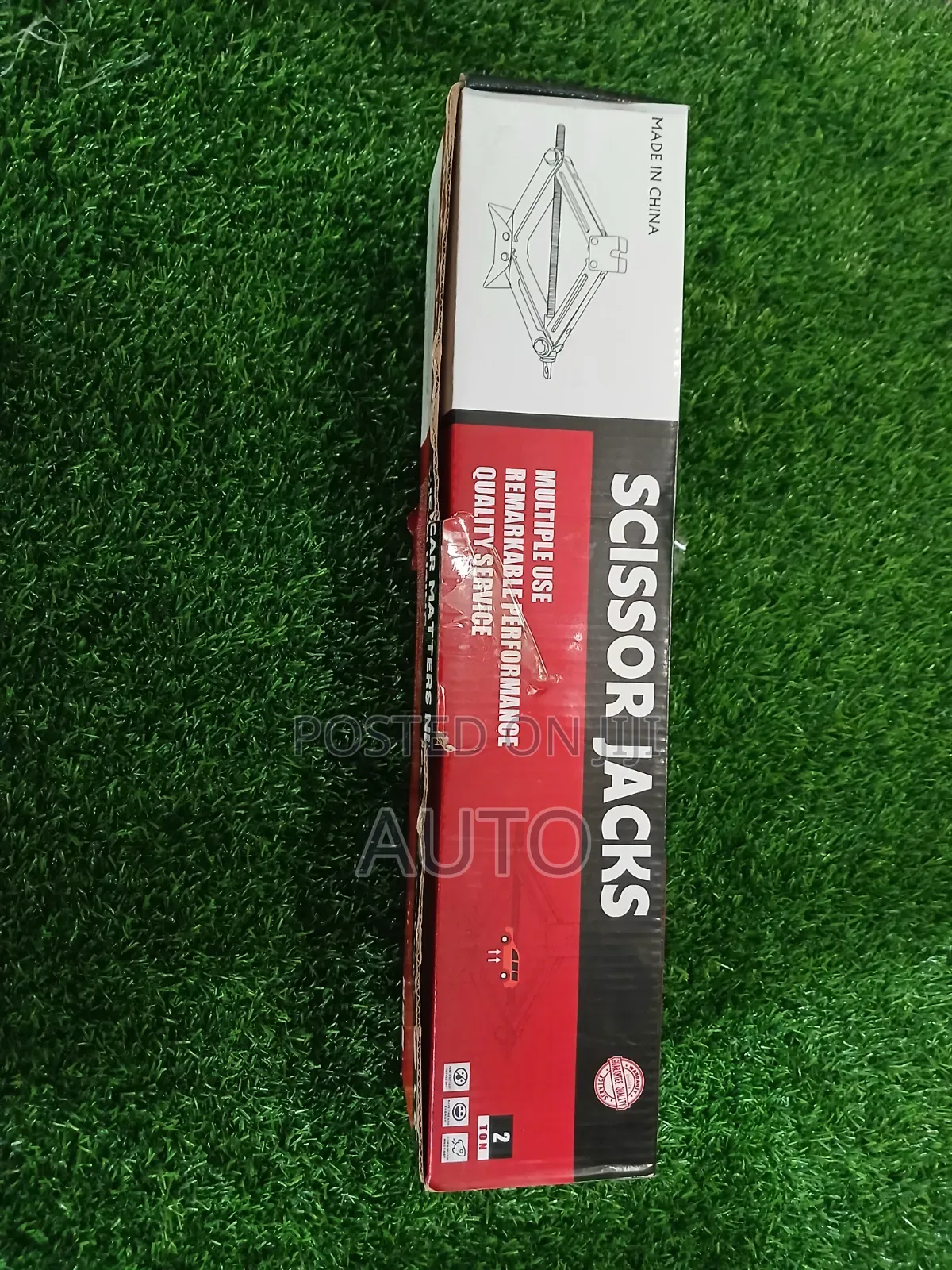 Heavy Duty 2 Ton Scissor Car Jack With Handle