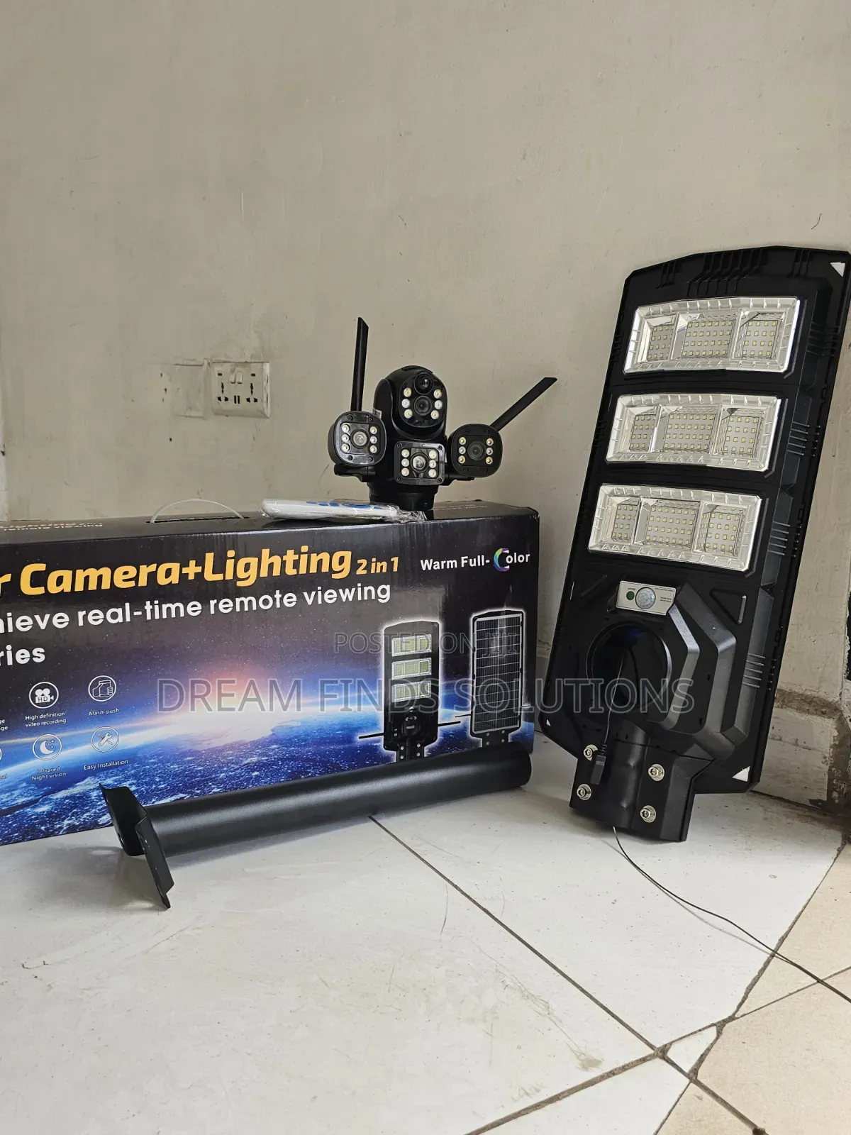 Solar Lighting + CCTV