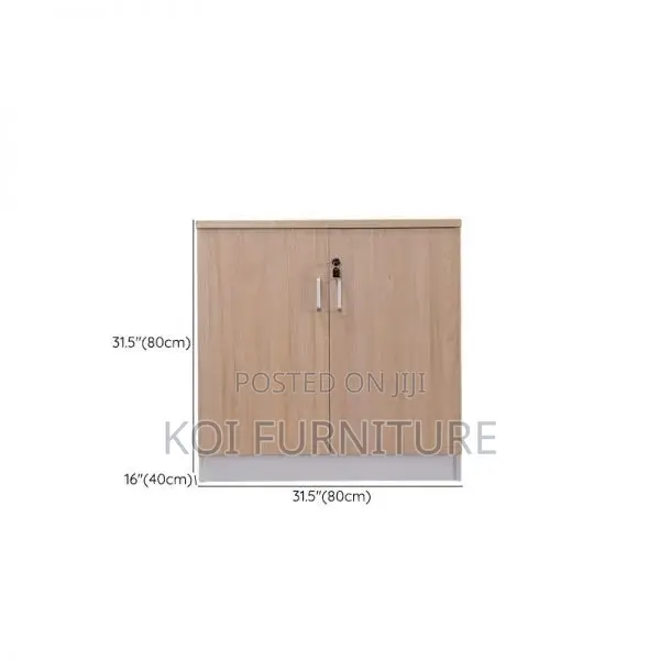 Office Cabinet; Wooden 2 Doors Executie Home Office Documents Credenza