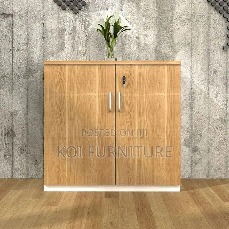 Office Cabinet; Wooden 2 Doors Executie Home Office Documents Credenza