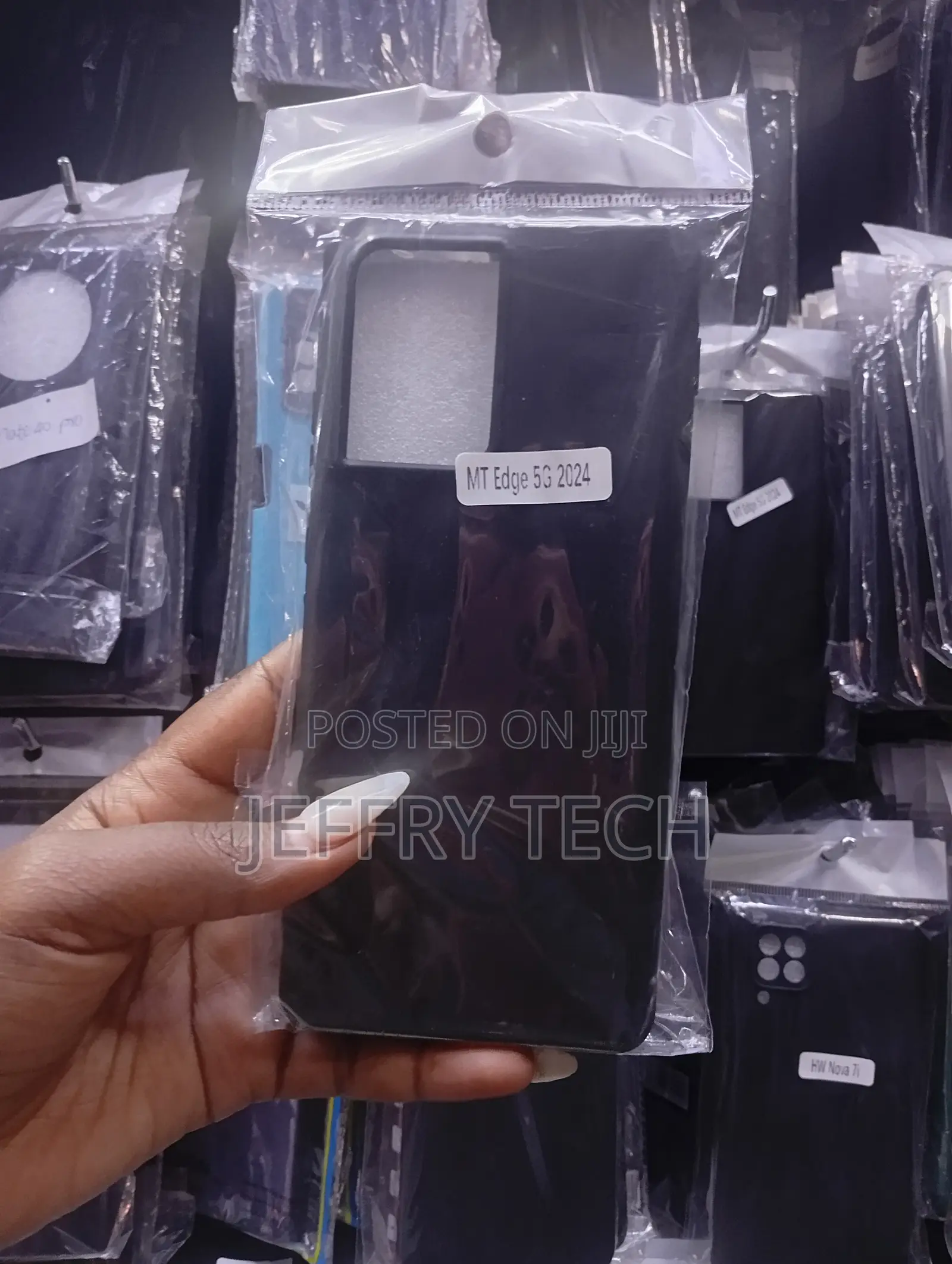Moto Edge 5g 2024 Model Black Silicone or Tpu Flexible Back Cover