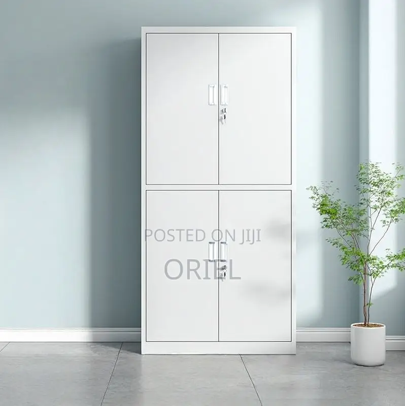 Office Cabinet : 4-Door Vertical Steel Office Storage Locker