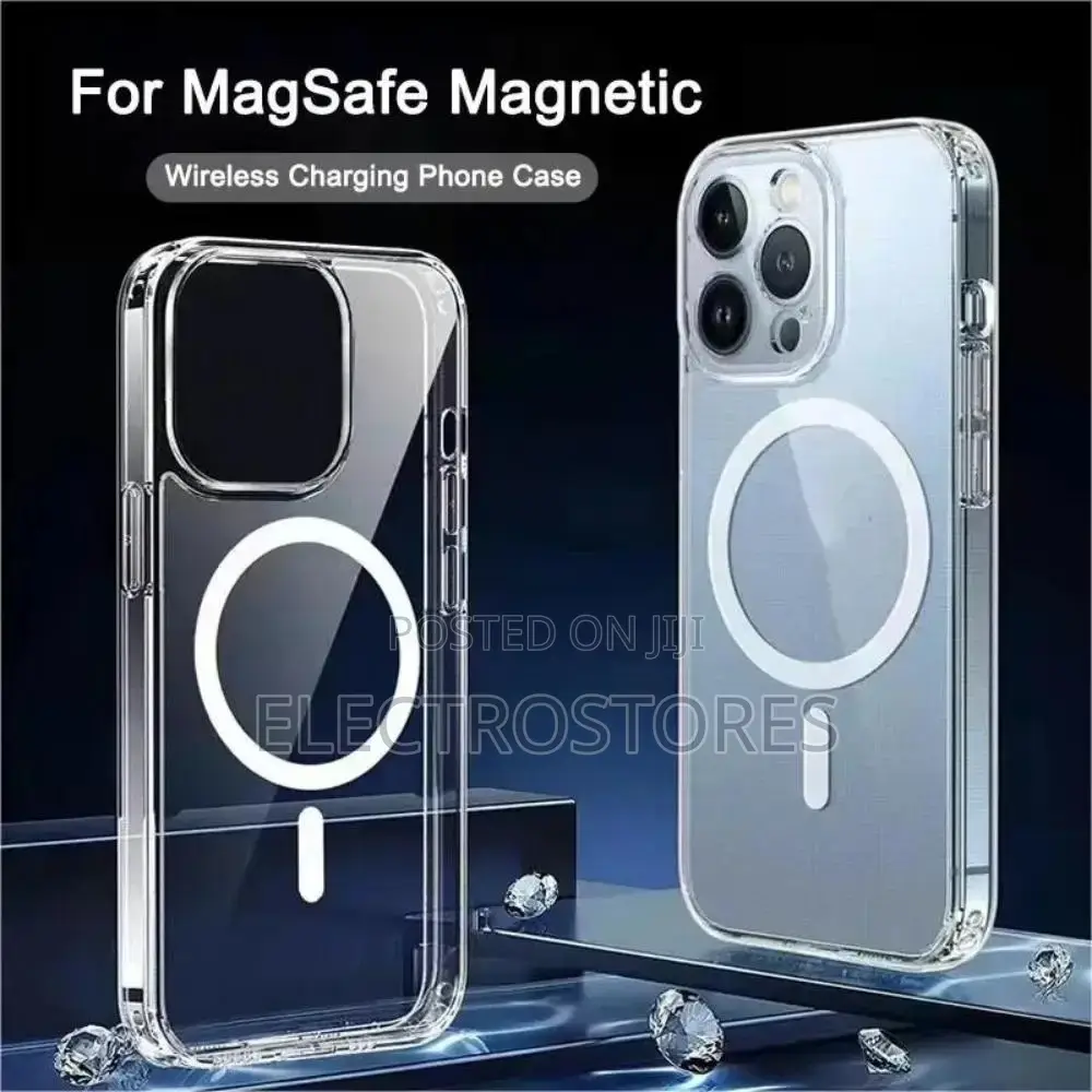iPhone 16 15 14 13 12 11 Pro Max Non Yellowing Magnsafe Clear Case