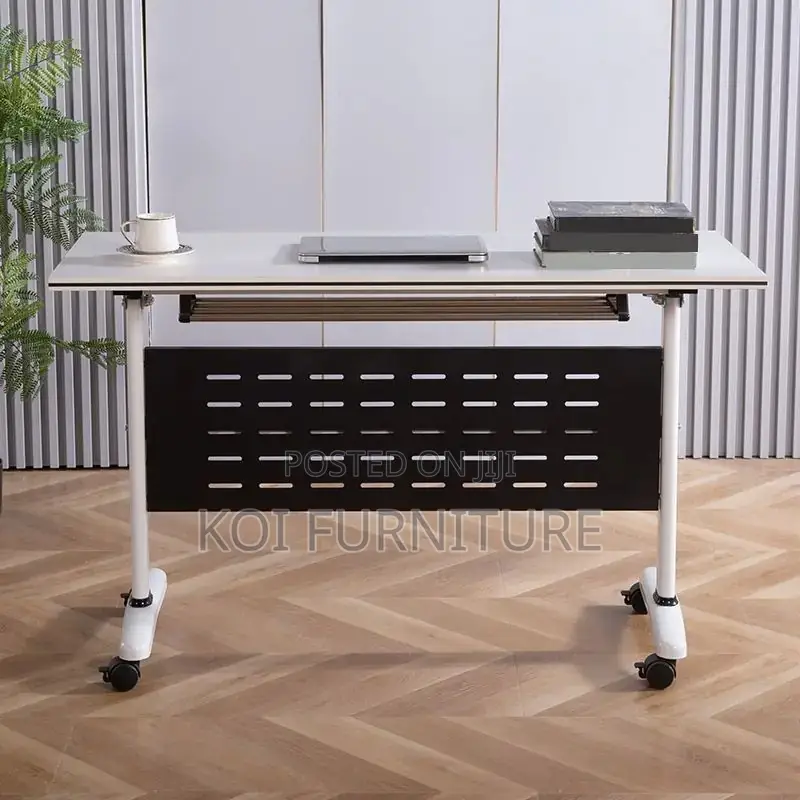 Office Table; 1.2 Meters Foldable Home Office Conference Portable Desk