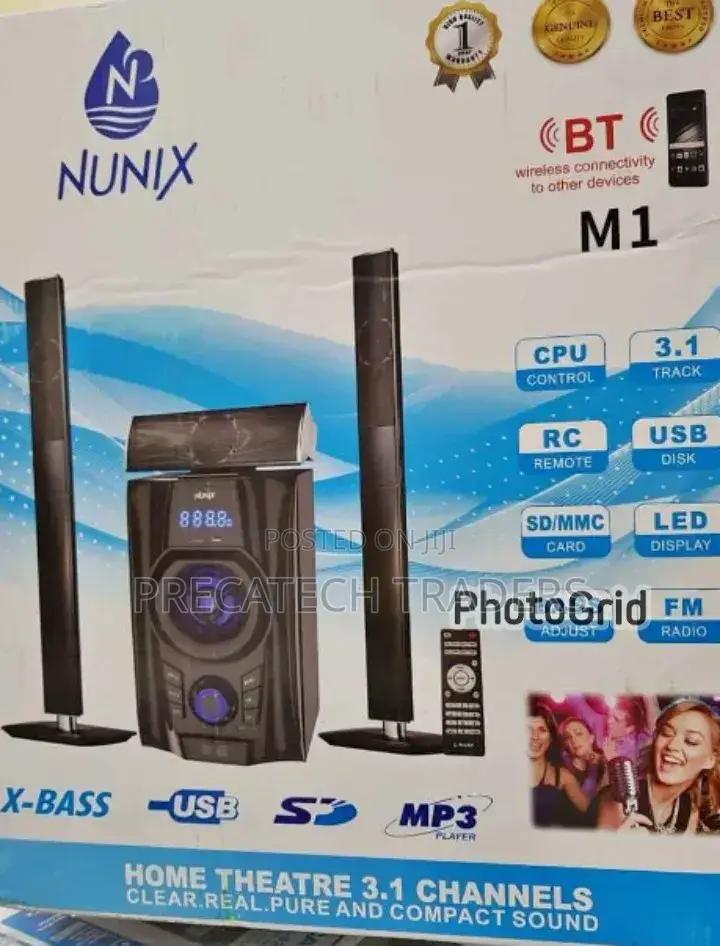 Nunix 3.1 Nu- M1 Mini Home Theatre Speaker System