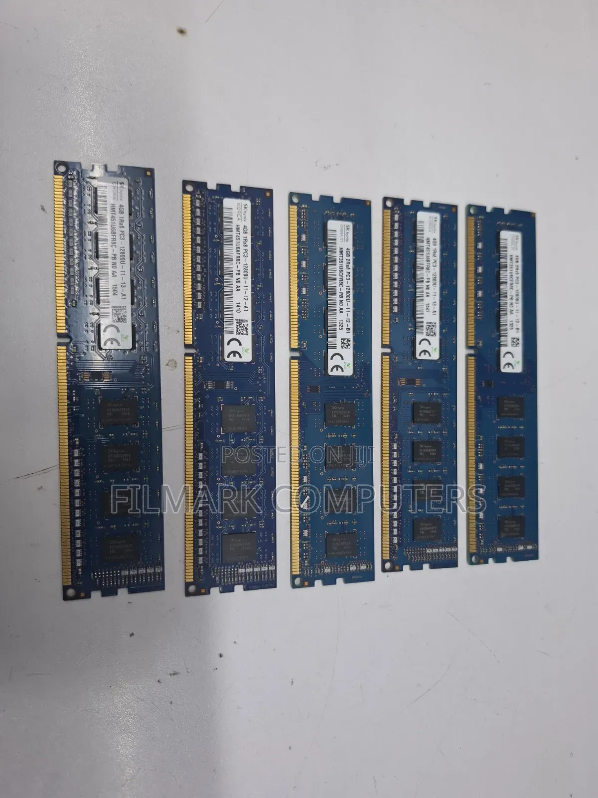 Sk Hynix 4gb Ram 2rx8 Pc3-12800u-11-12-B1 Desktop Ram/Memory