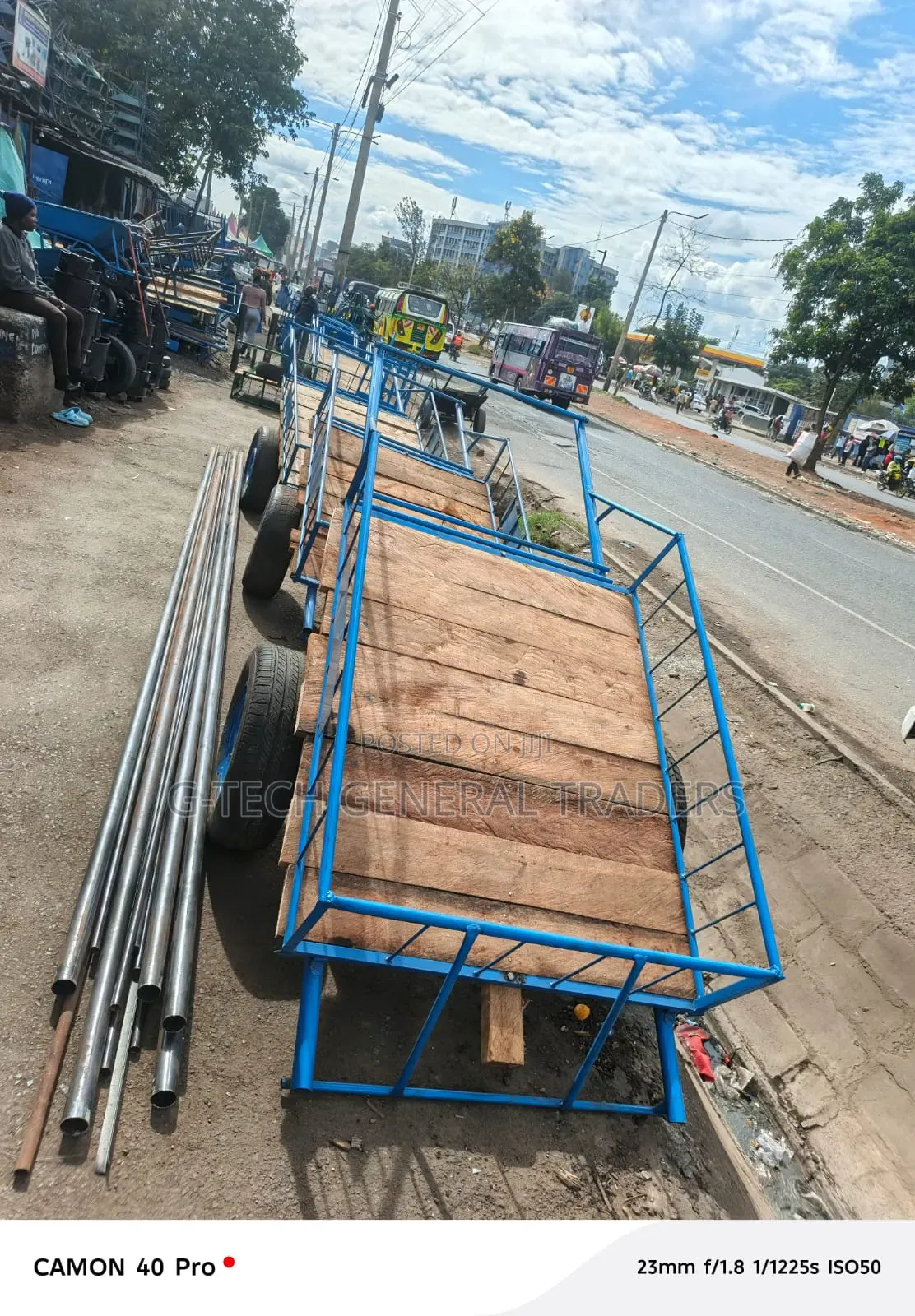 Big Size Heavy Duty Luggage Hand Driven Cart(Mkokoteni)