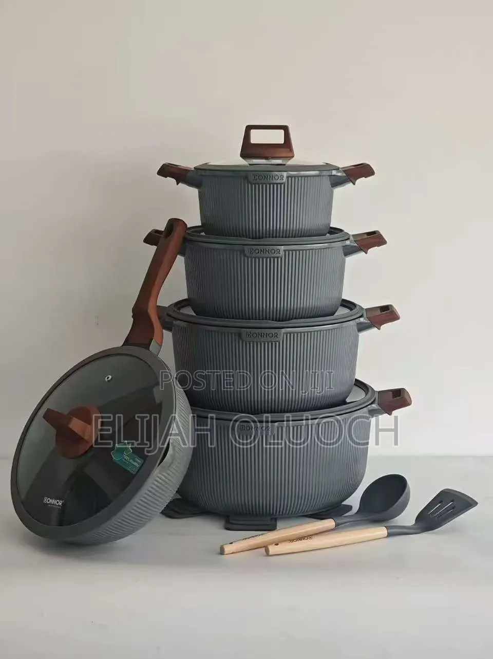Very High Quality Donnor 15pcs Granite Nonstick Serve/Cookware