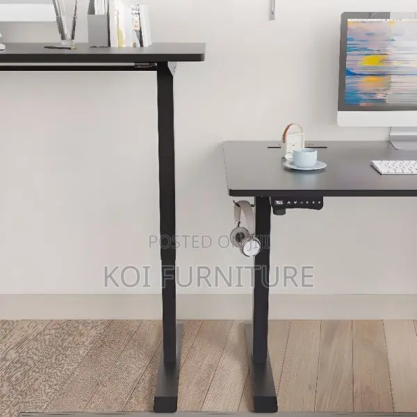 Office Desks; 1.8 Meters Wooden Top Home Office Computer Electric Desk