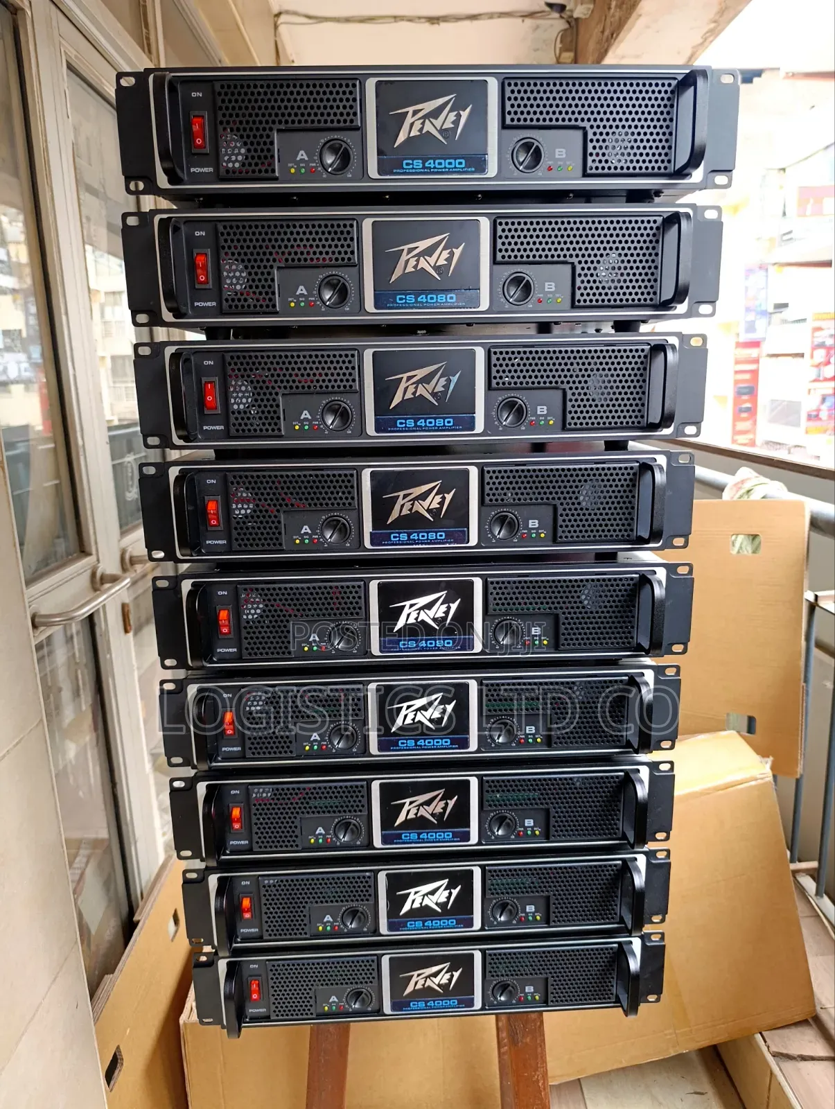 Peavey Cs 4080 Hz 2040watts Audio Power Amplifier Heavy Duty Amp
