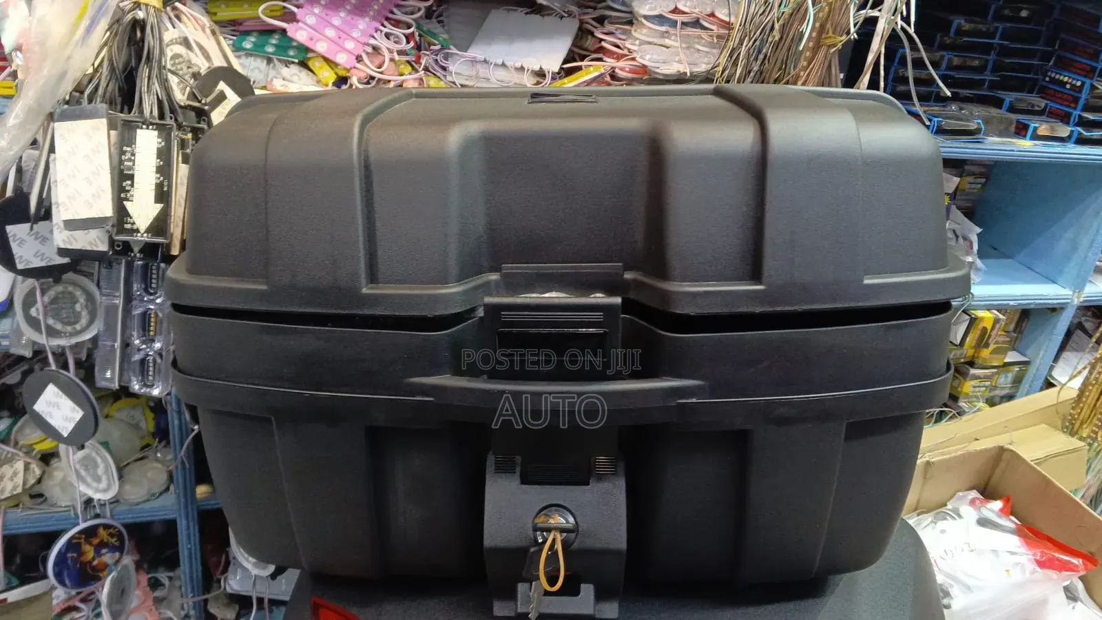 51l Motorcycle Storage Box Waterproof Top Box With Lock