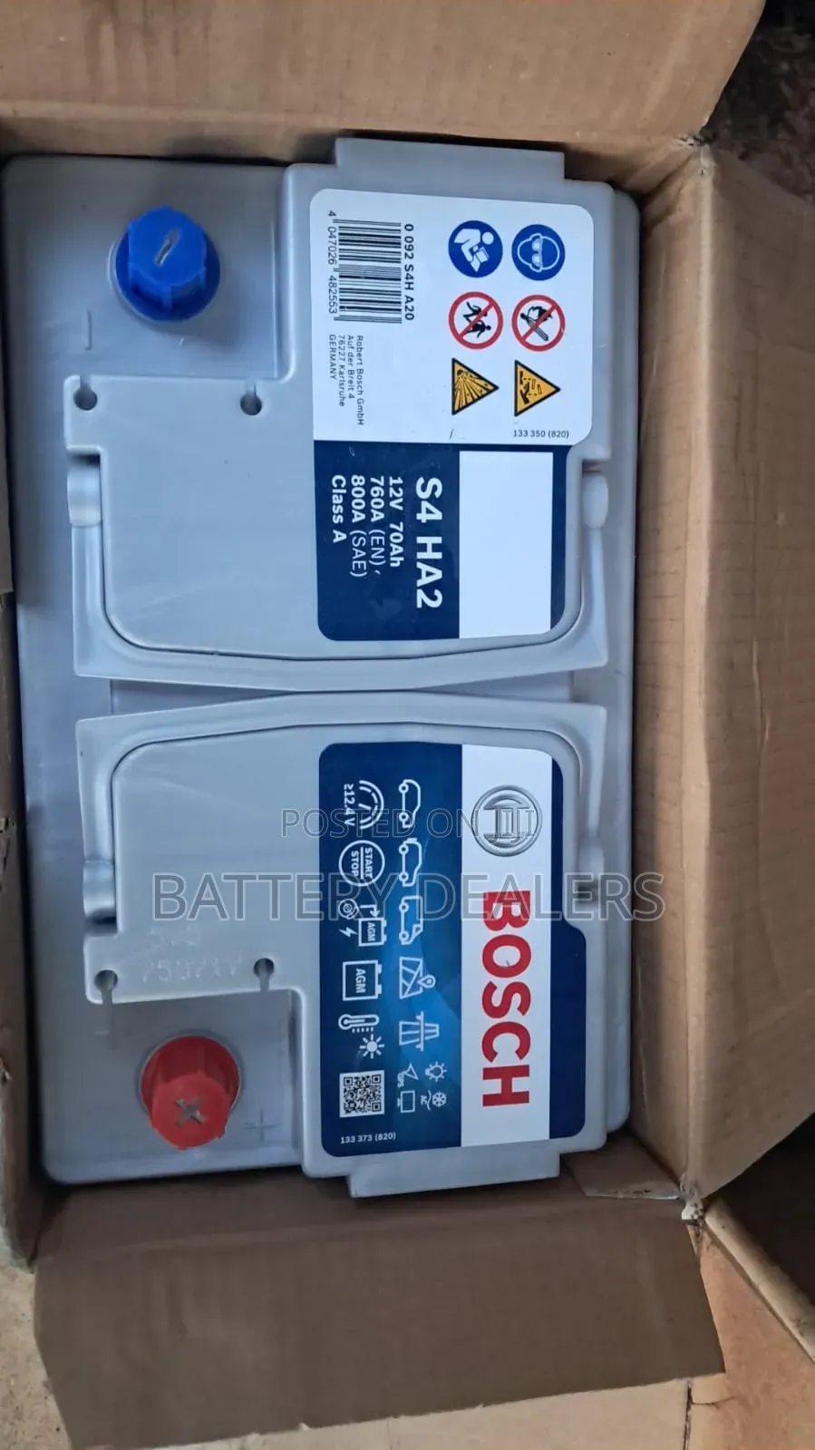 Bosch Car Battery Din 70agm Stop Stop