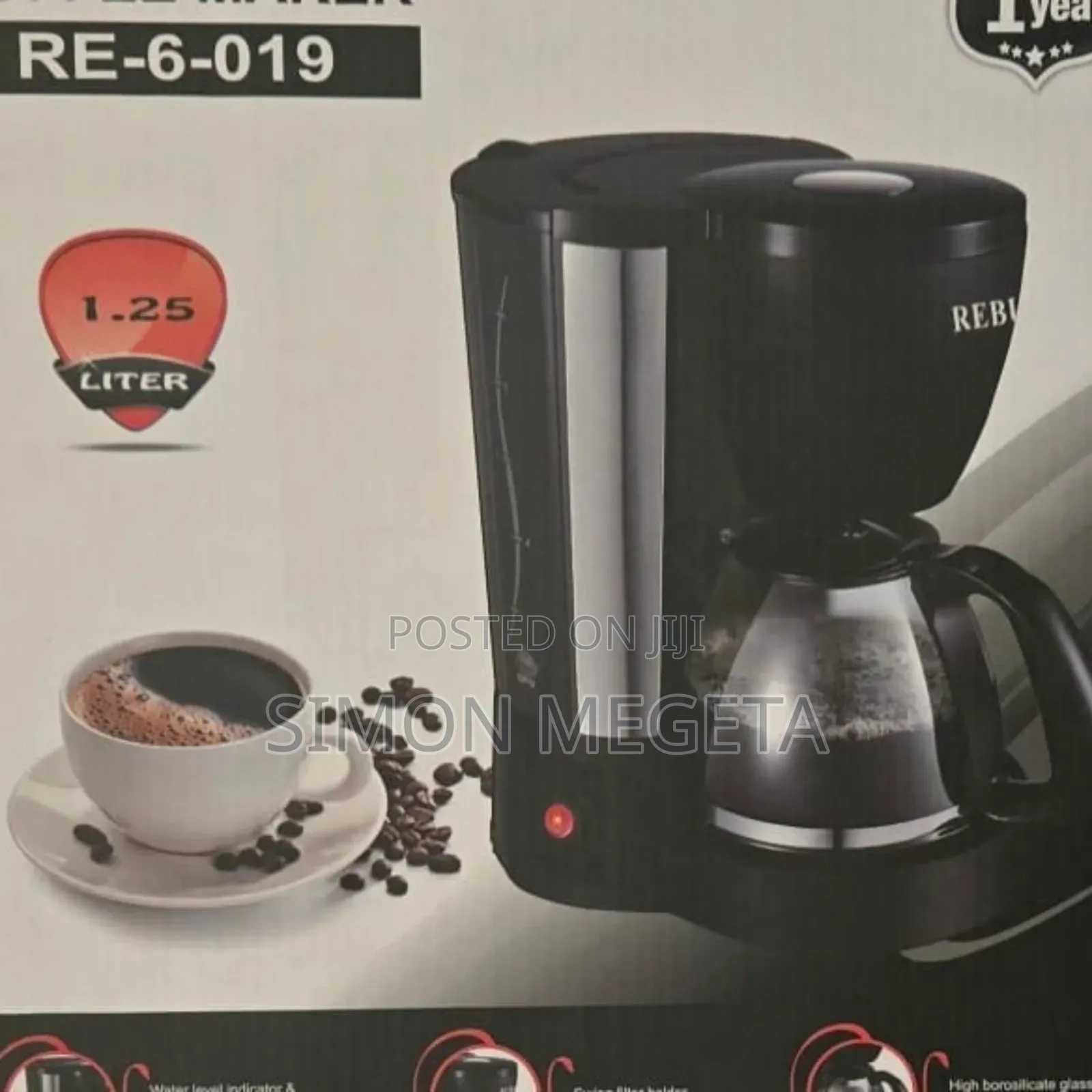 Coffee Maker Rebune Brand