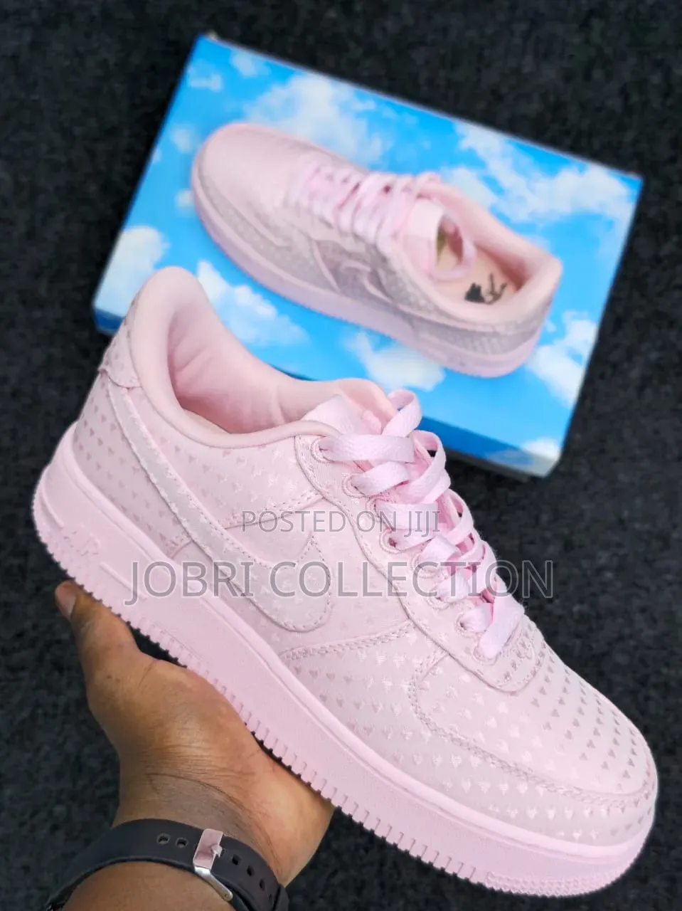 Ladies Nike Airforce One Valentine Day Sneakers