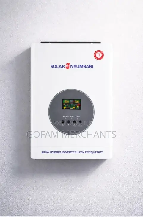Solar Nyumbani 1kva 12v Low Frequency Hybrid Solar Inverter