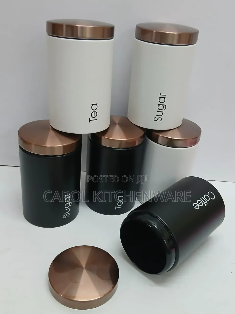 3 PCS Sugar,Tea and Coffee Canister
