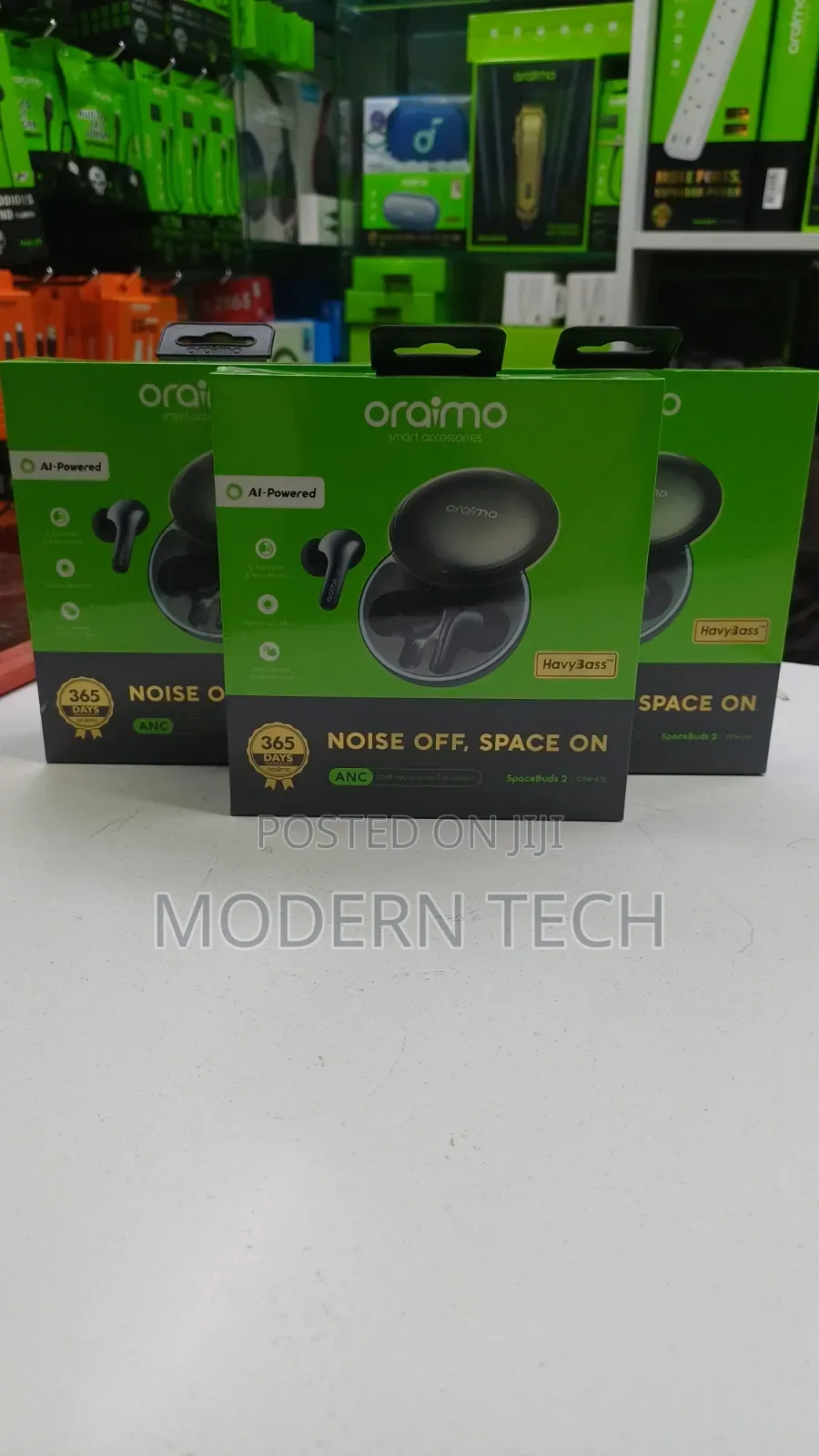 Oraimo Spacebuds 2 Noise-Cancelling True Wireless Earbuds