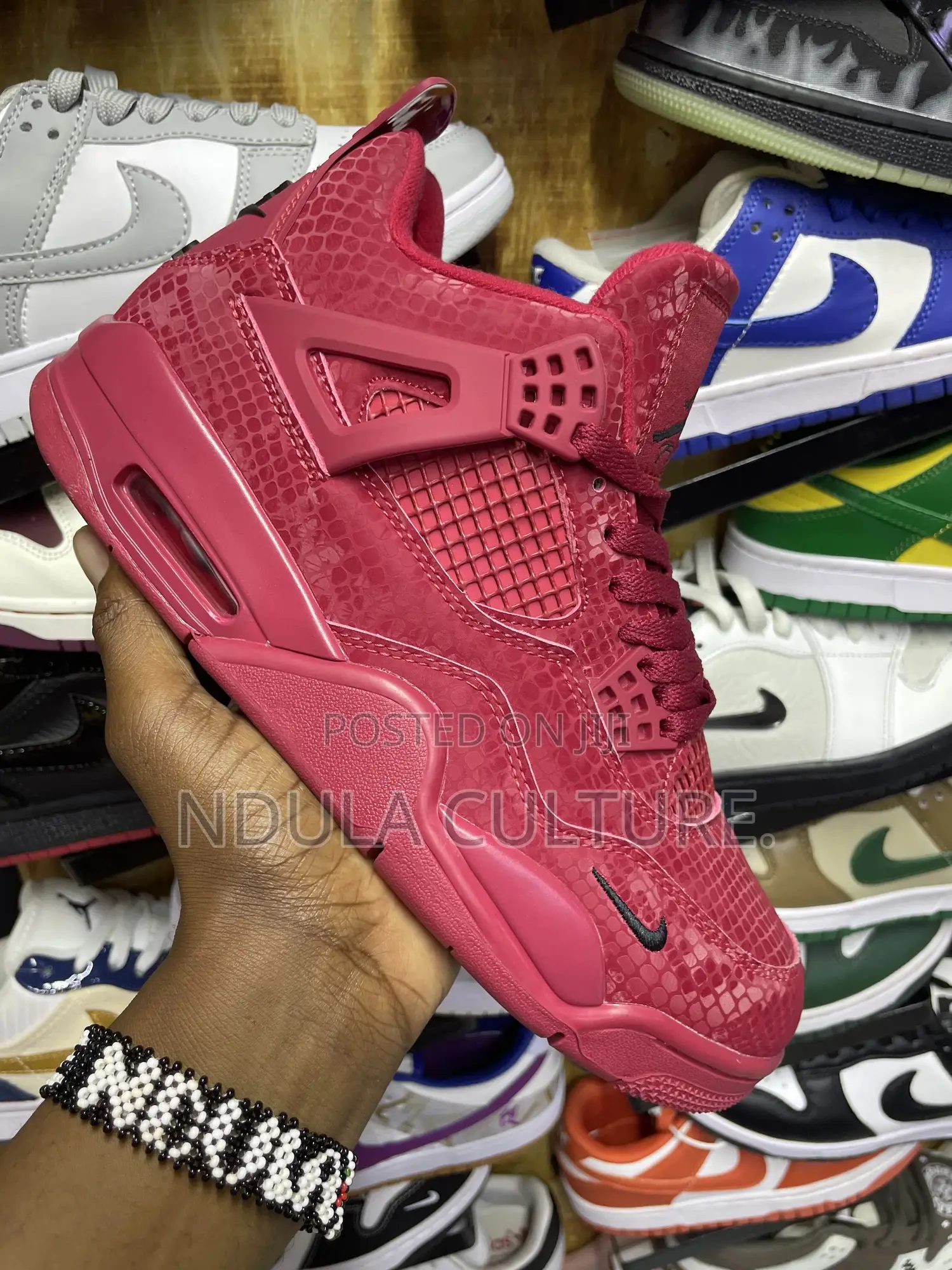 Jordan 4 Levis and Leather