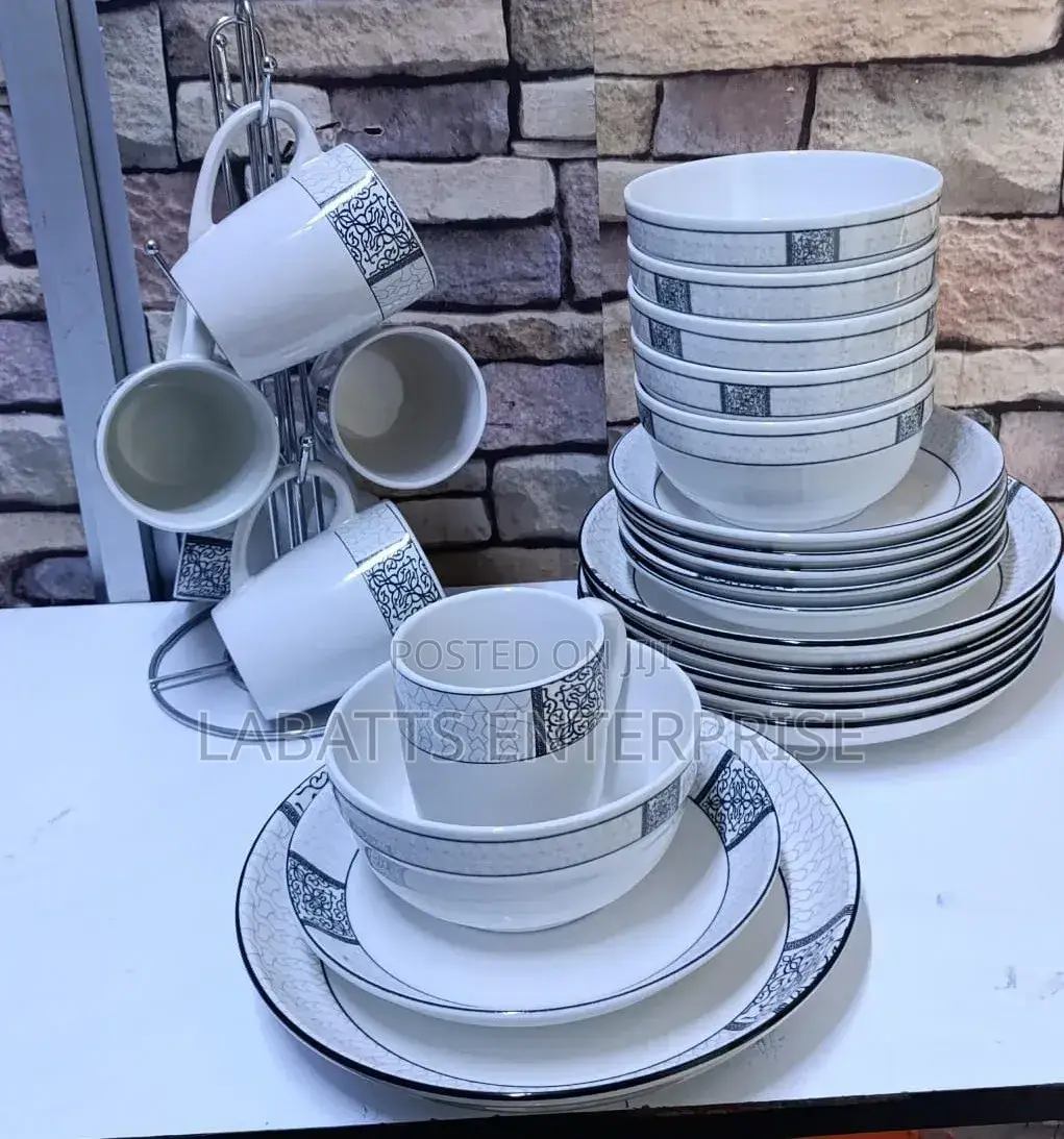 24pcs Stylish Opal Dinner Set