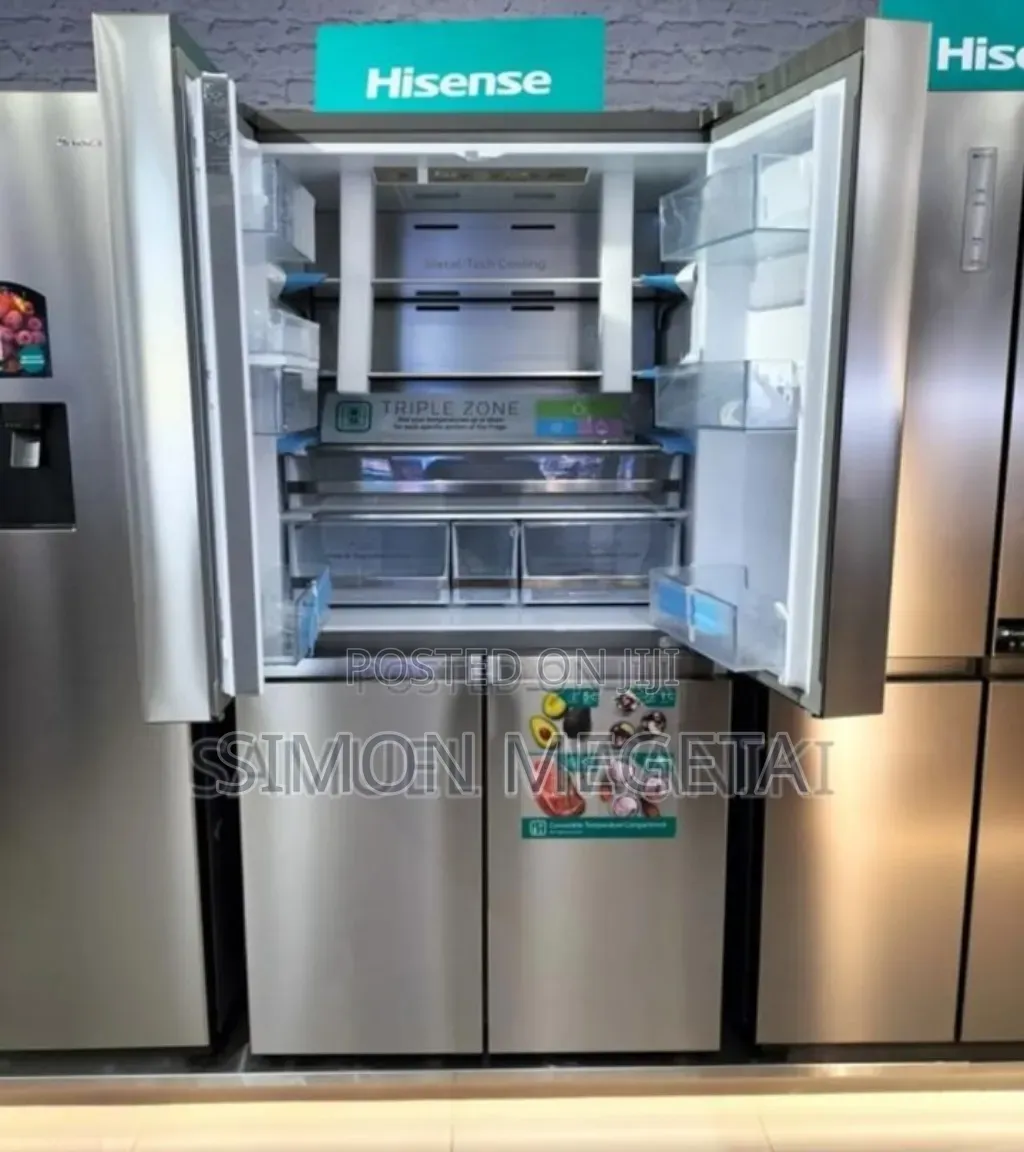 Four Doors Hisense 508l Side by Side Fridge