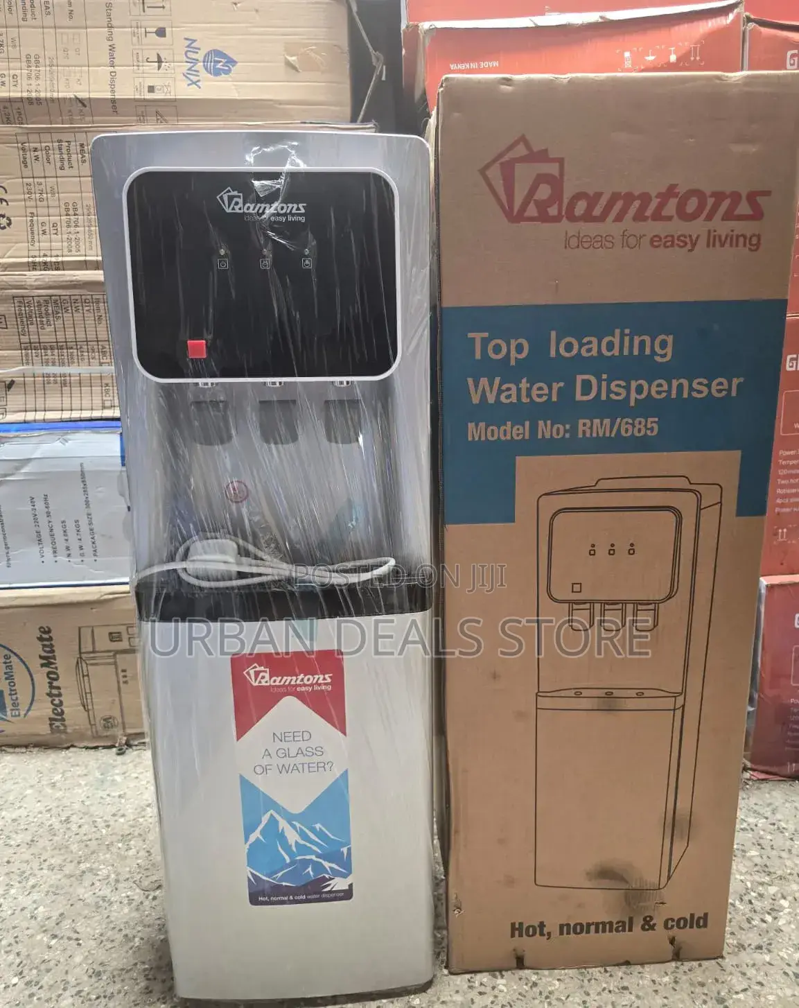 Ramtons Rm/685 3 Taps Dispenser With Compressor Cooling
