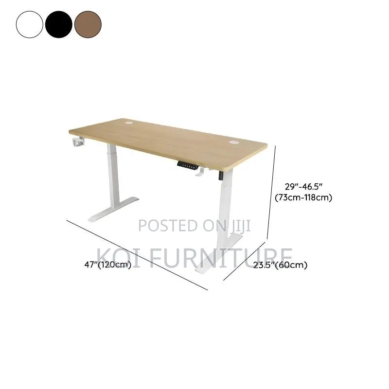 Office Desk; 1.2 Meter Ergonomic Adjustable Home Office Desk Solution
