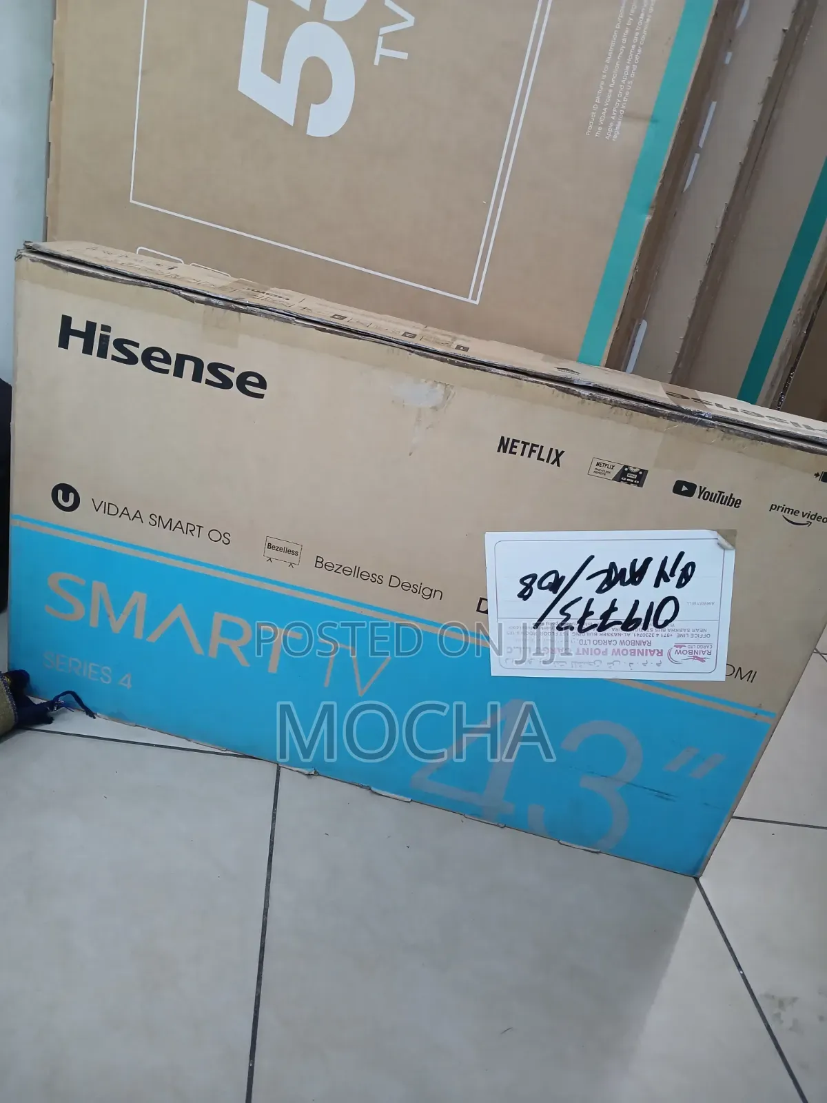 Hisense 43 Inch Smart Full Hd Tv, Frameless